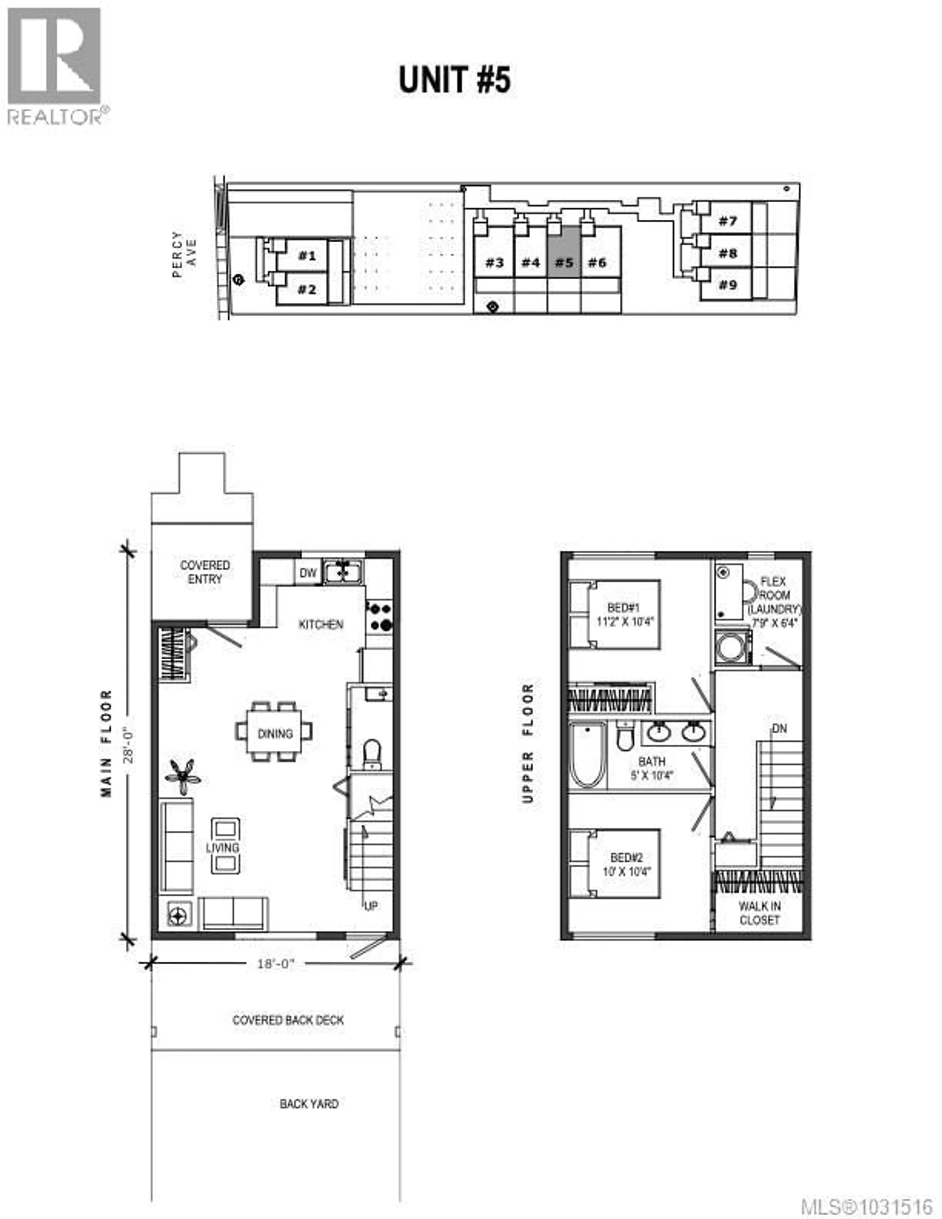 Floor plan for 5 - 1590 PIERCY AVENUE, Courtenay British Columbia V9N3E9