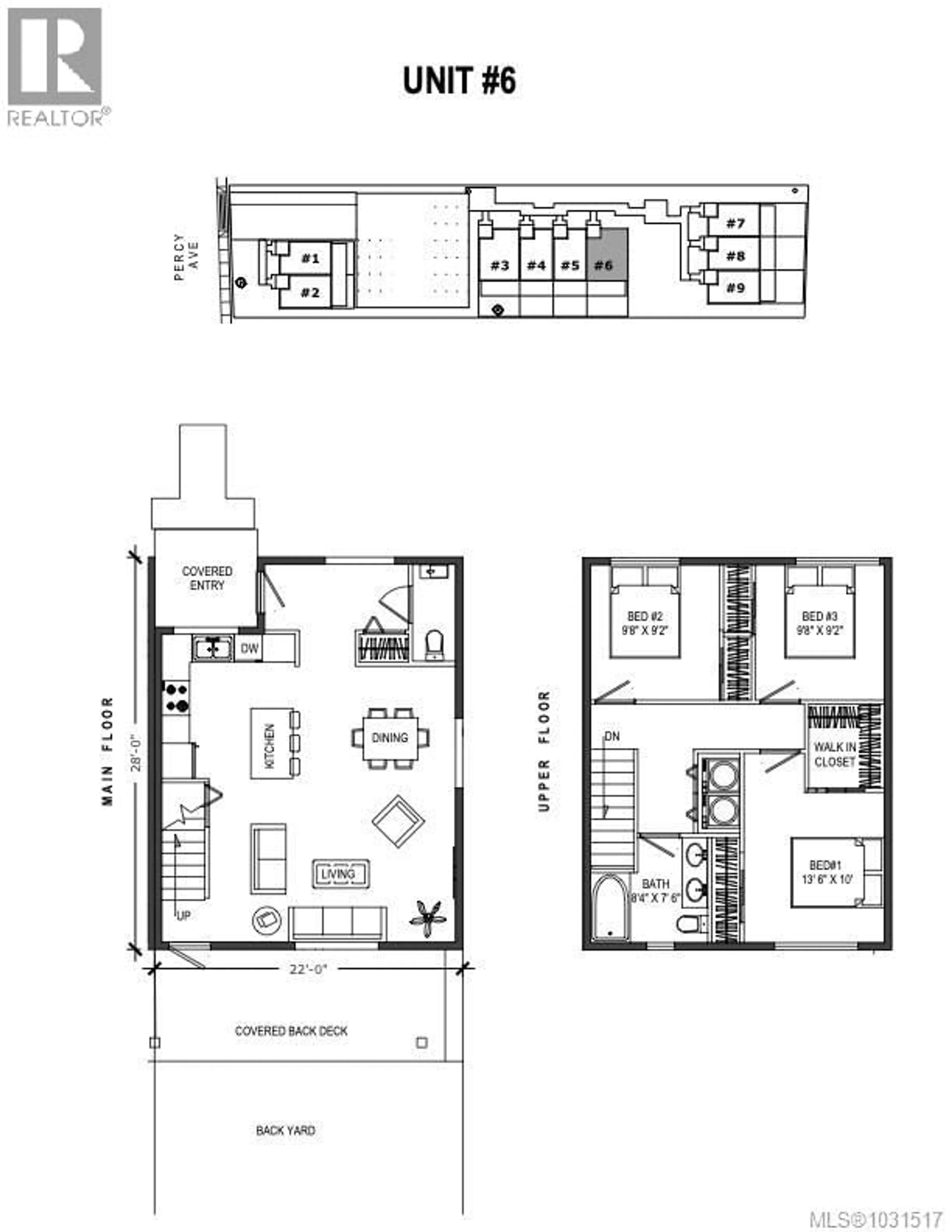 Floor plan for 6 - 1590 PIERCY AVENUE, Courtenay British Columbia V9N3E9