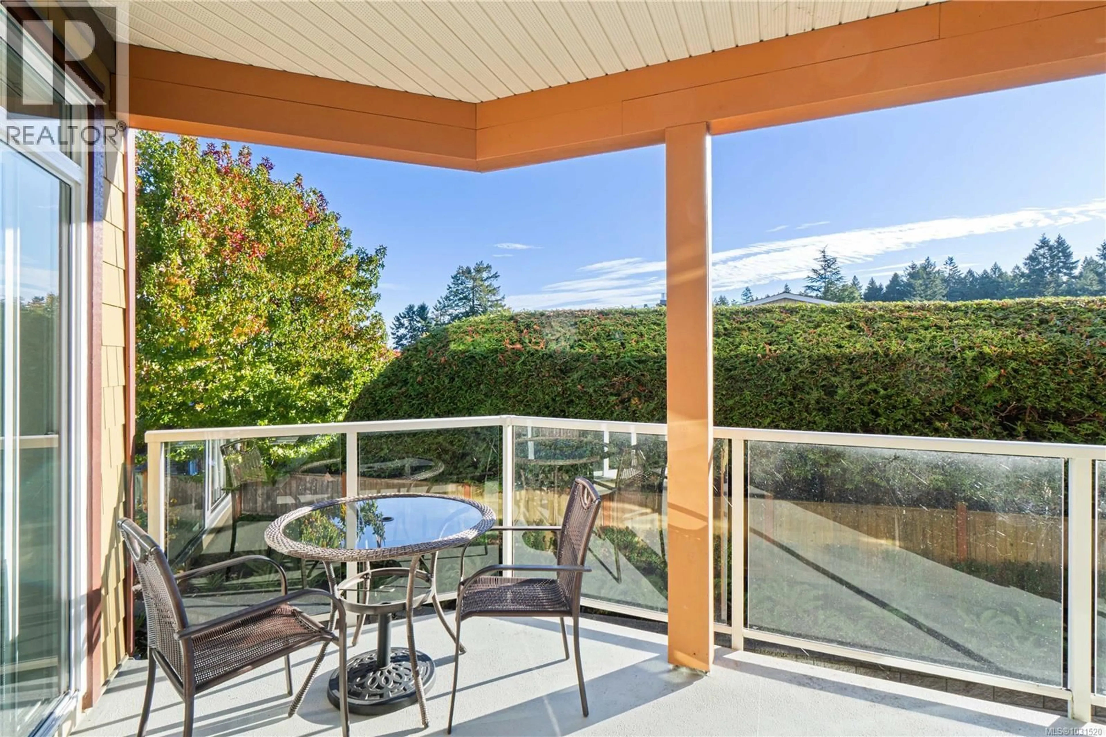 Patio, water/lake/river/ocean view for 203 - 439 COLLEGE ROAD, Qualicum Beach British Columbia V9K0B2