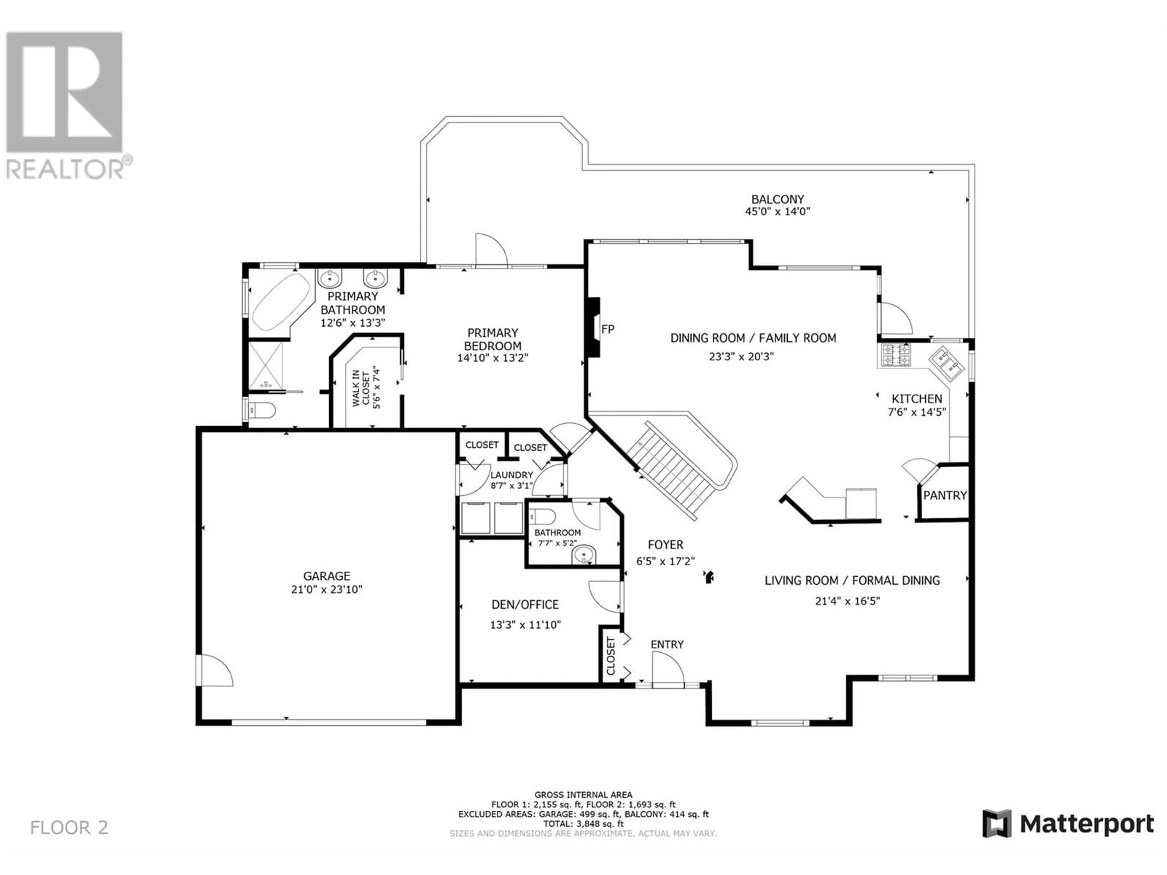 Floor plan for 8011 Aquarius Road, Vernon British Columbia V1H1C8