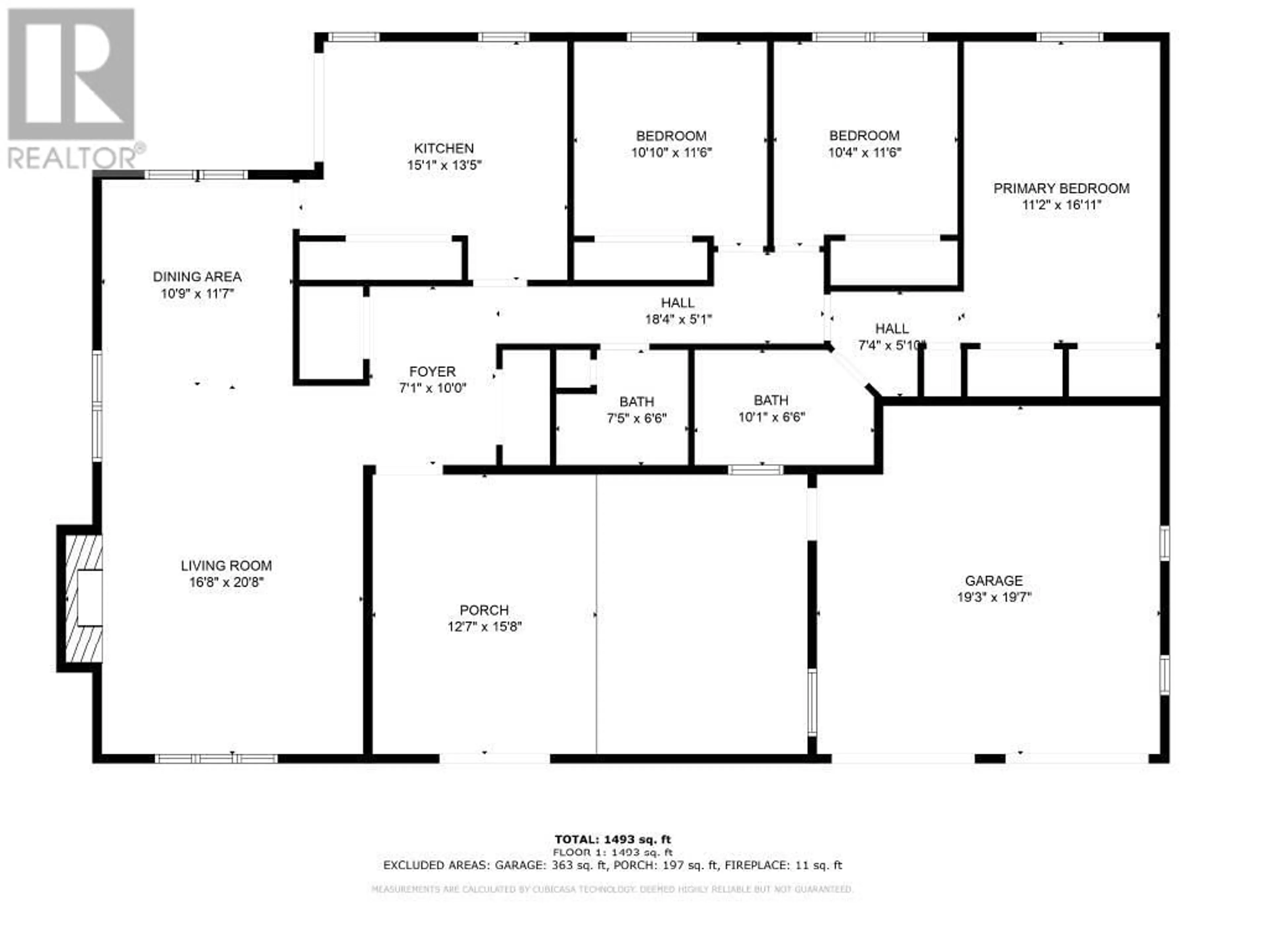 Floor plan for 5415 Highway 97, Oliver British Columbia V0H1T1