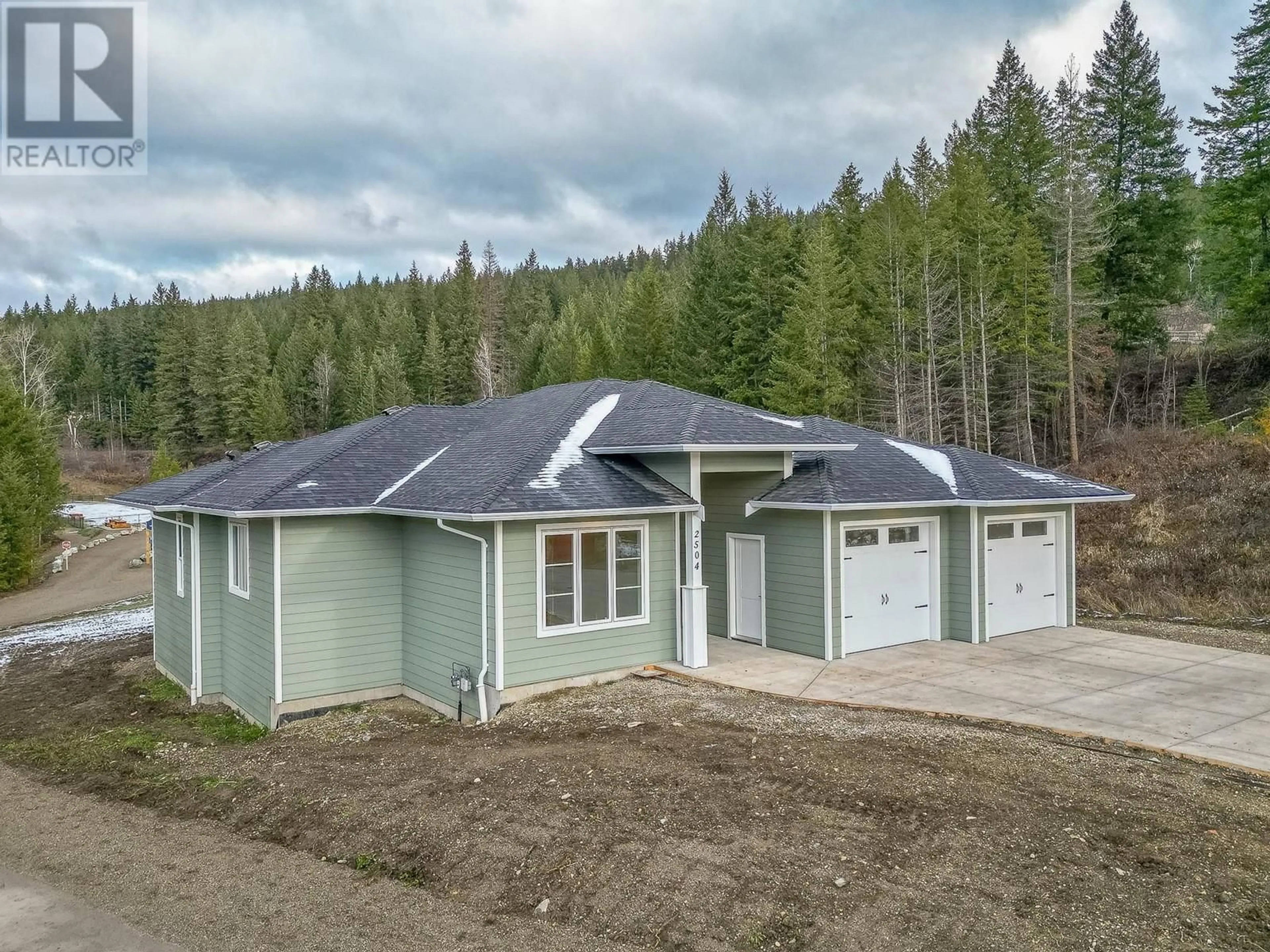 A pic from outside/outdoor area/front of a property/back of a property/a pic from drone, building for 2504 Fox Glen Way Lot# 11, Blind Bay British Columbia V0E1H0