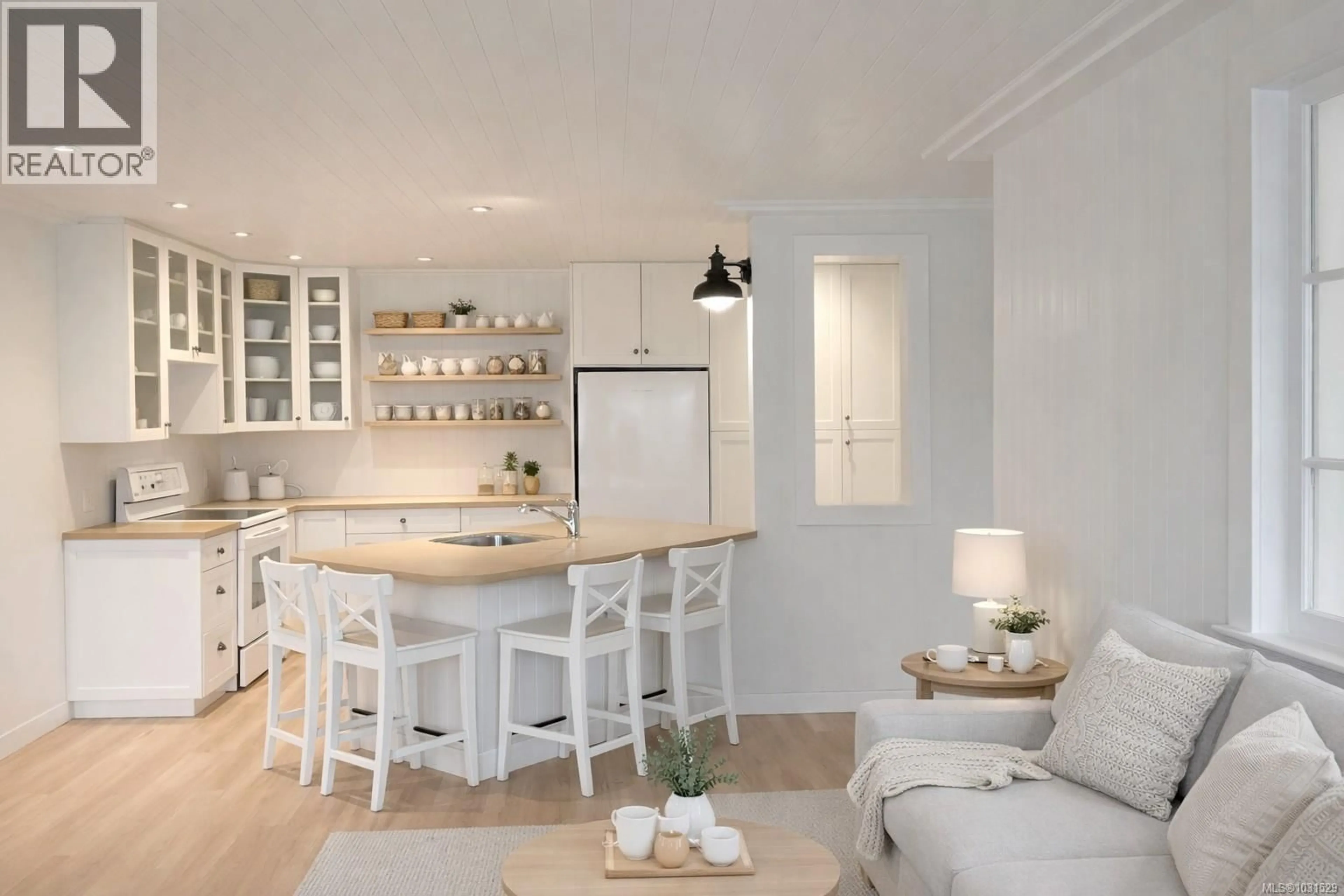 Open concept kitchen, ceramic/tile floor for 114 - 2100 GRANITE STREET, Oak Bay British Columbia V8S3G7