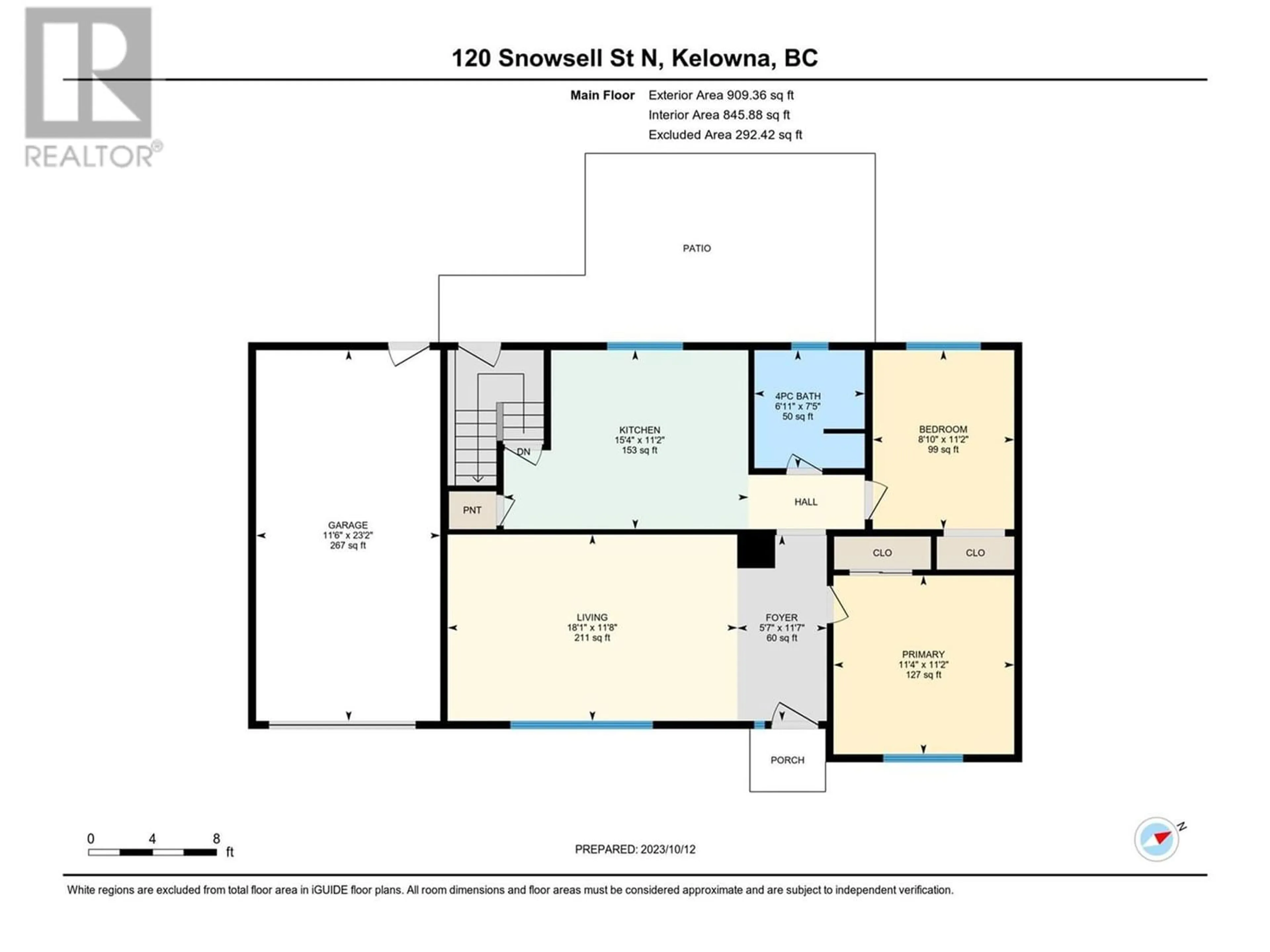 Floor plan for 120 Snowsell Street N, Kelowna British Columbia V1V2E2