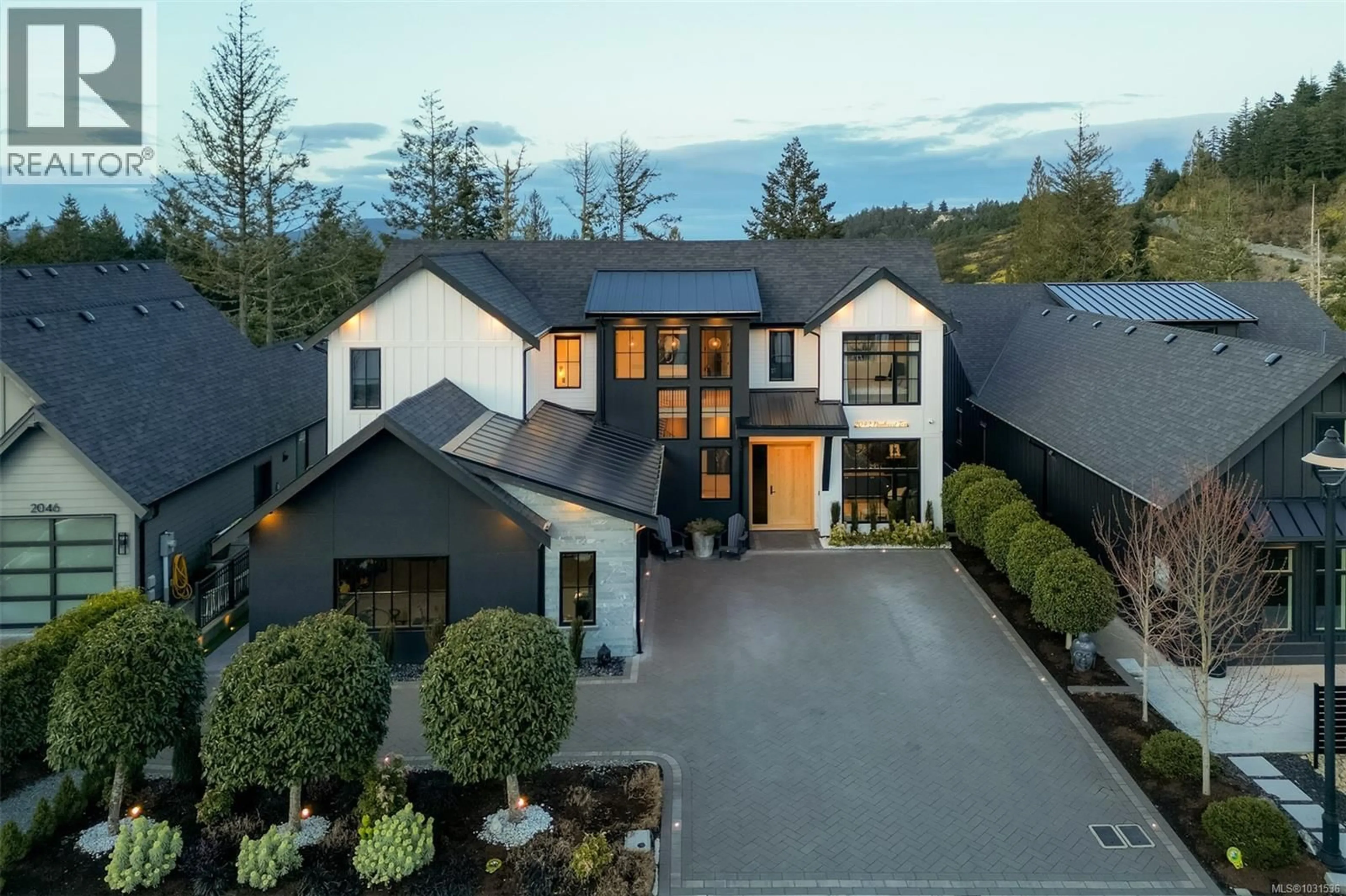 A pic from outside/outdoor area/front of a property/back of a property/a pic from drone, mountain view for 2042 PINEHURST TERRACE, Langford British Columbia V9B3S3