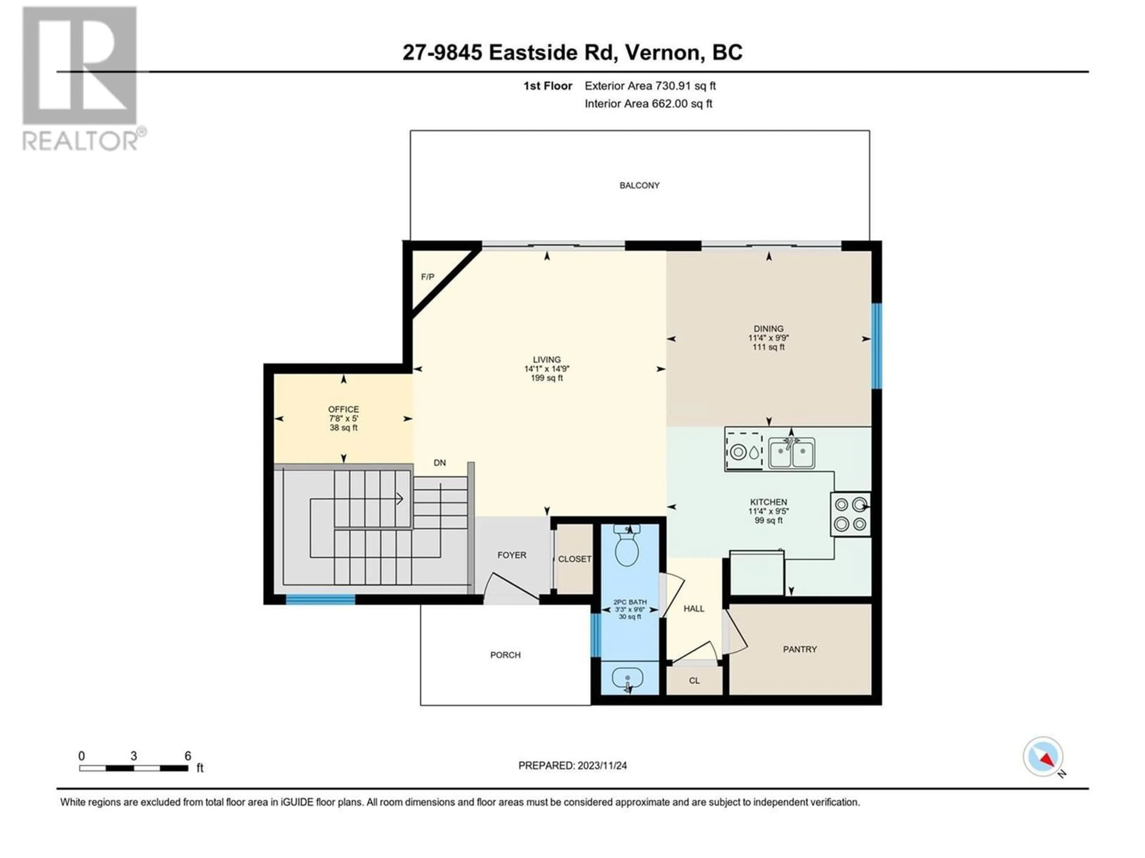 Floor plan for 9845 Eastside Road Unit# 27, Vernon British Columbia V1H1Z2