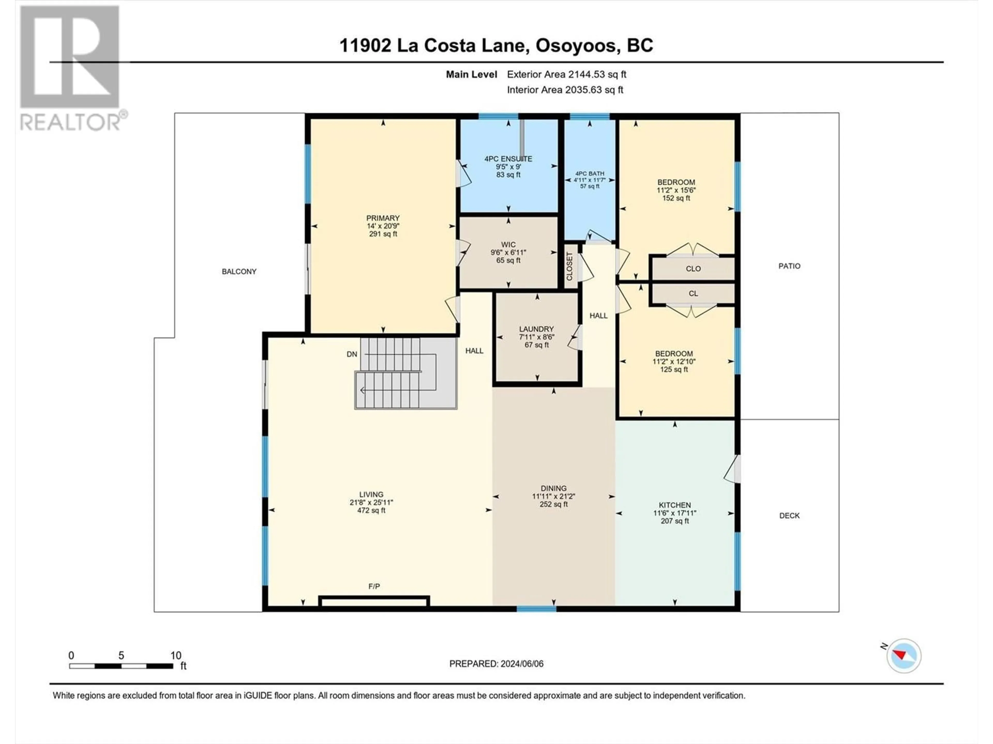 Floor plan for 11902 La Costa Lane, Osoyoos British Columbia V0H1V4