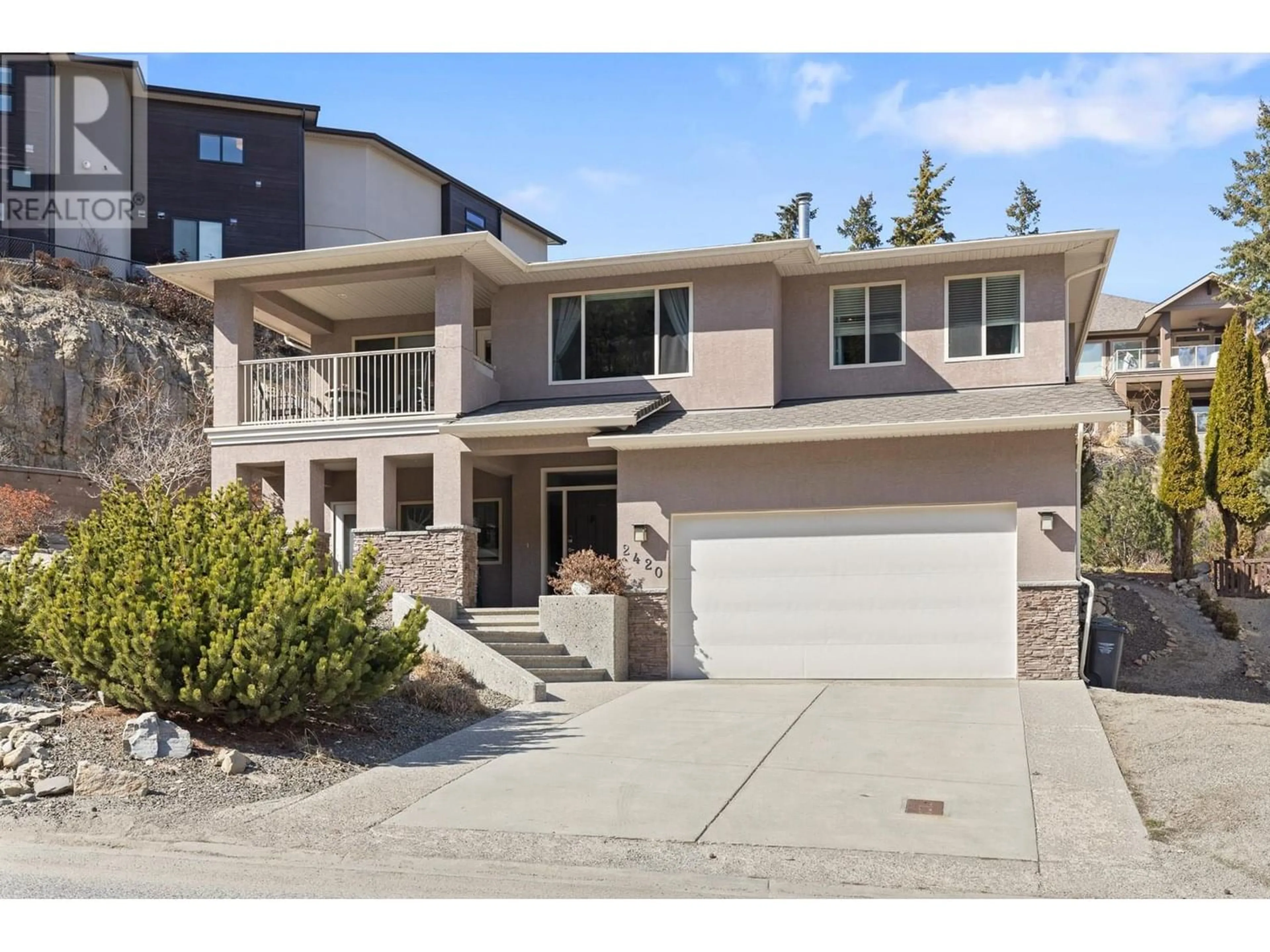 A pic from exterior of the house or condo for 2420 Selkirk Drive, Kelowna British Columbia V1V2R7