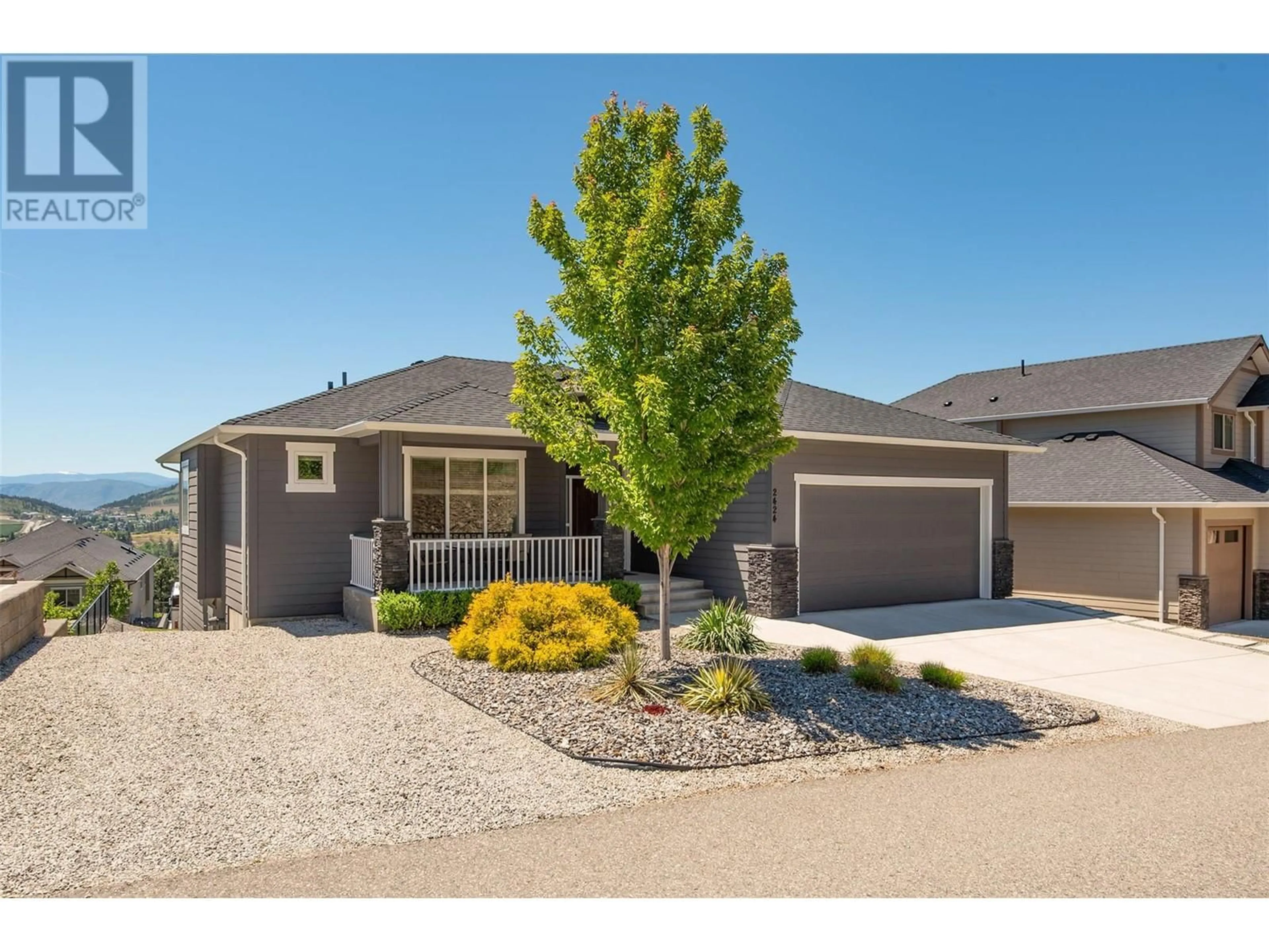 Frontside or backside of a home for 2424 Saddleback Way, West Kelowna British Columbia V4T3H3