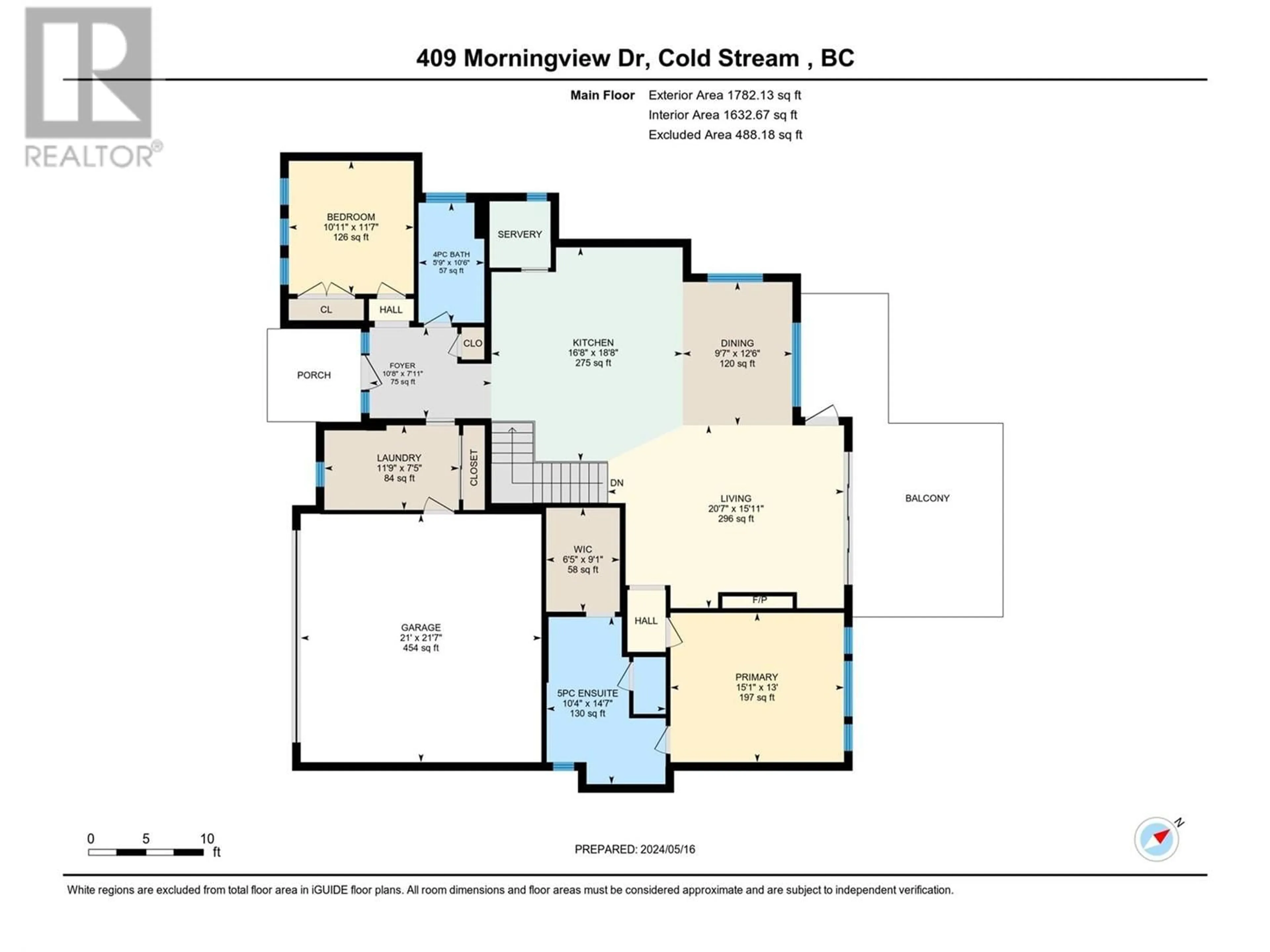 Floor plan for 409 Morningview Drive, Coldstream British Columbia V1B2H8