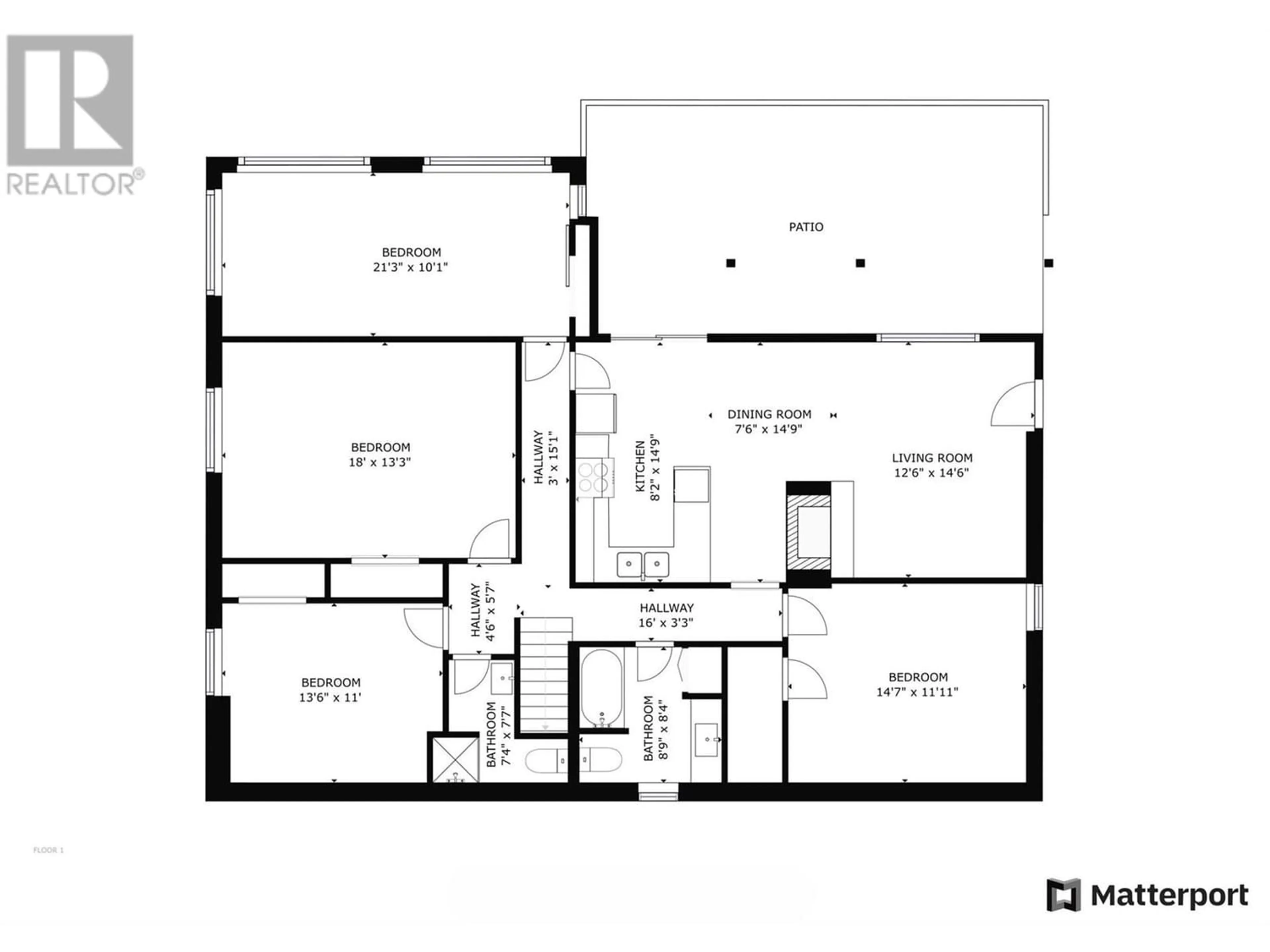 Floor plan for 2888 Seclusion Bay Road, West Kelowna British Columbia V4T1W5