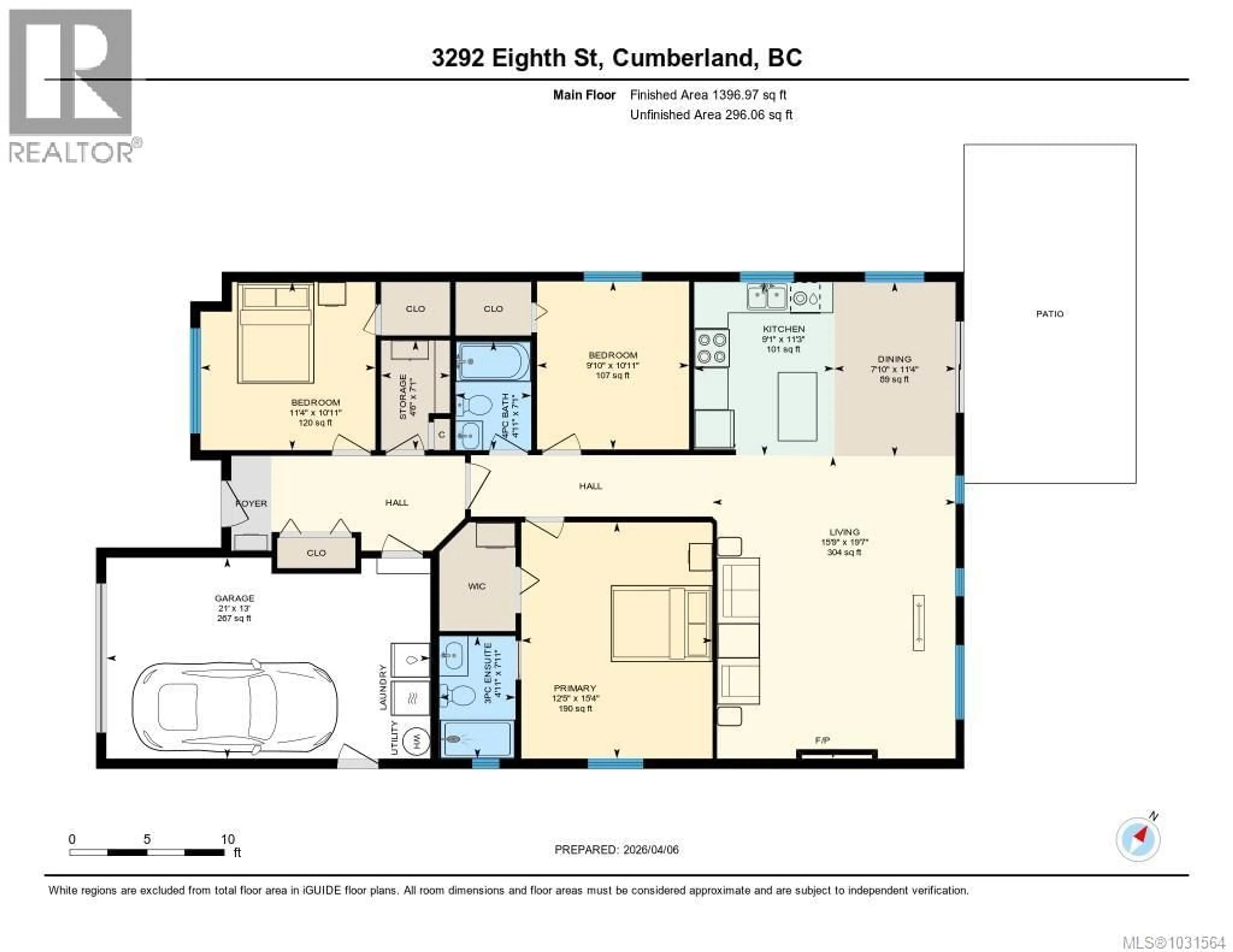Floor plan for 3292 EIGHTH STREET, Cumberland British Columbia V0R1S0