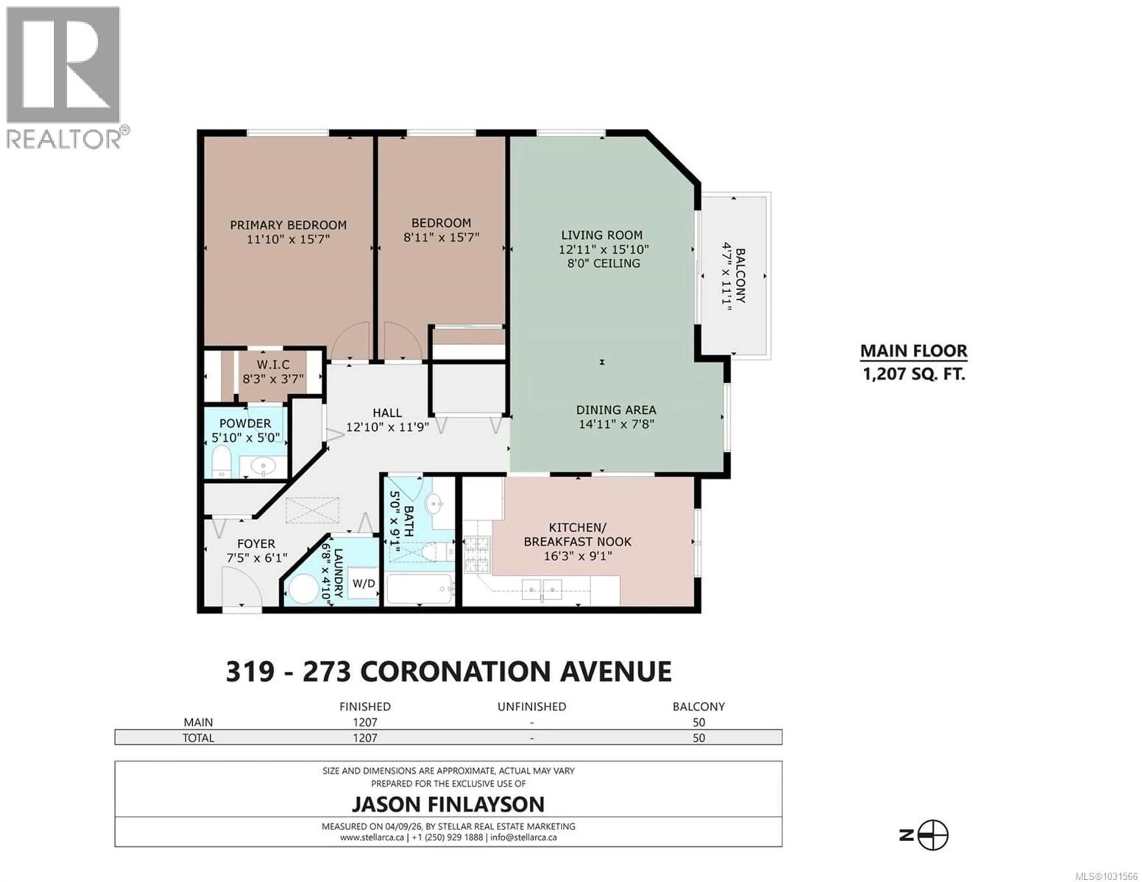 Floor plan for 319 - 273 CORONATION AVENUE, Duncan British Columbia V9L2T1