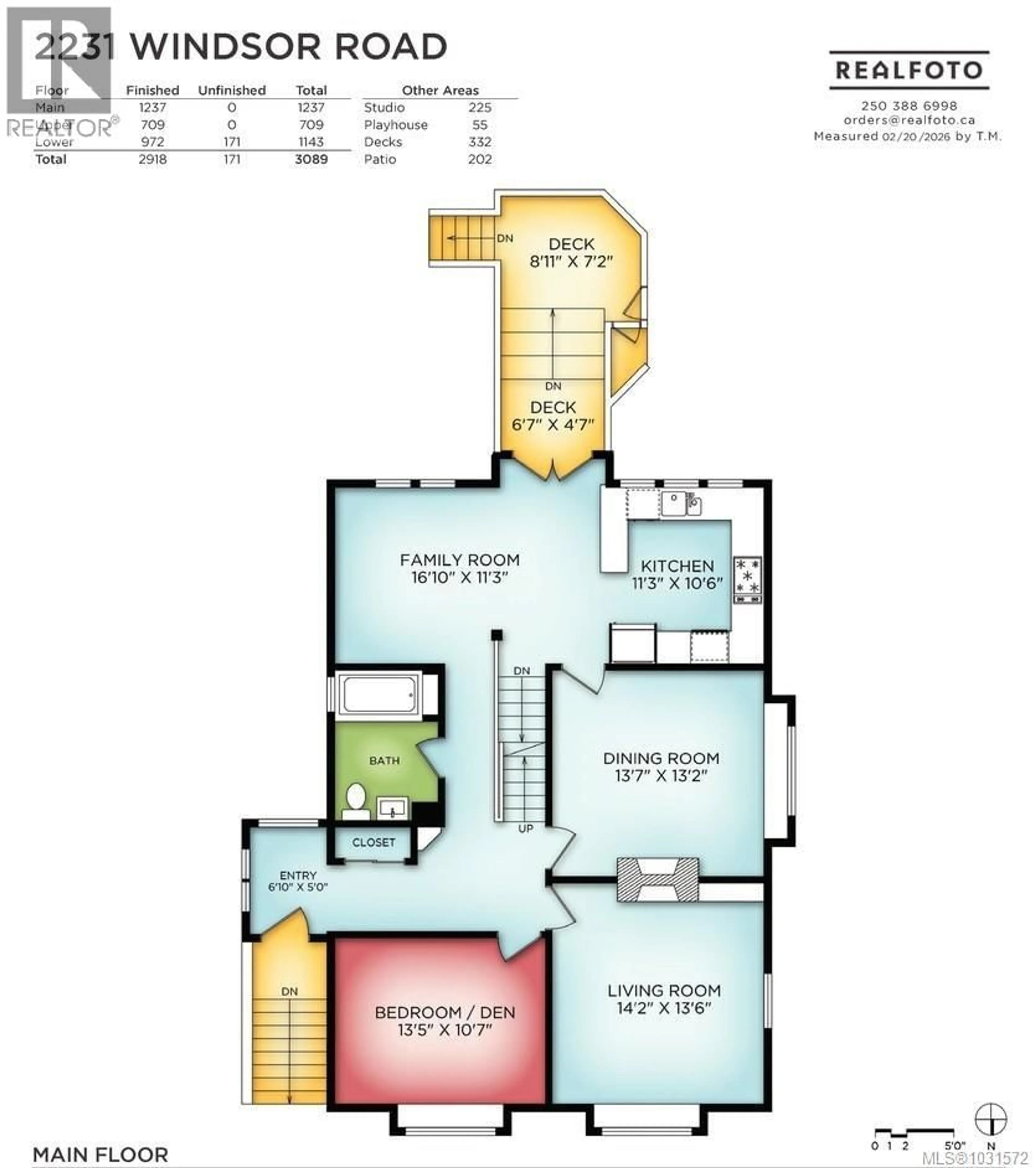 Floor plan for 2231 WINDSOR ROAD, Oak Bay British Columbia V8S3C8