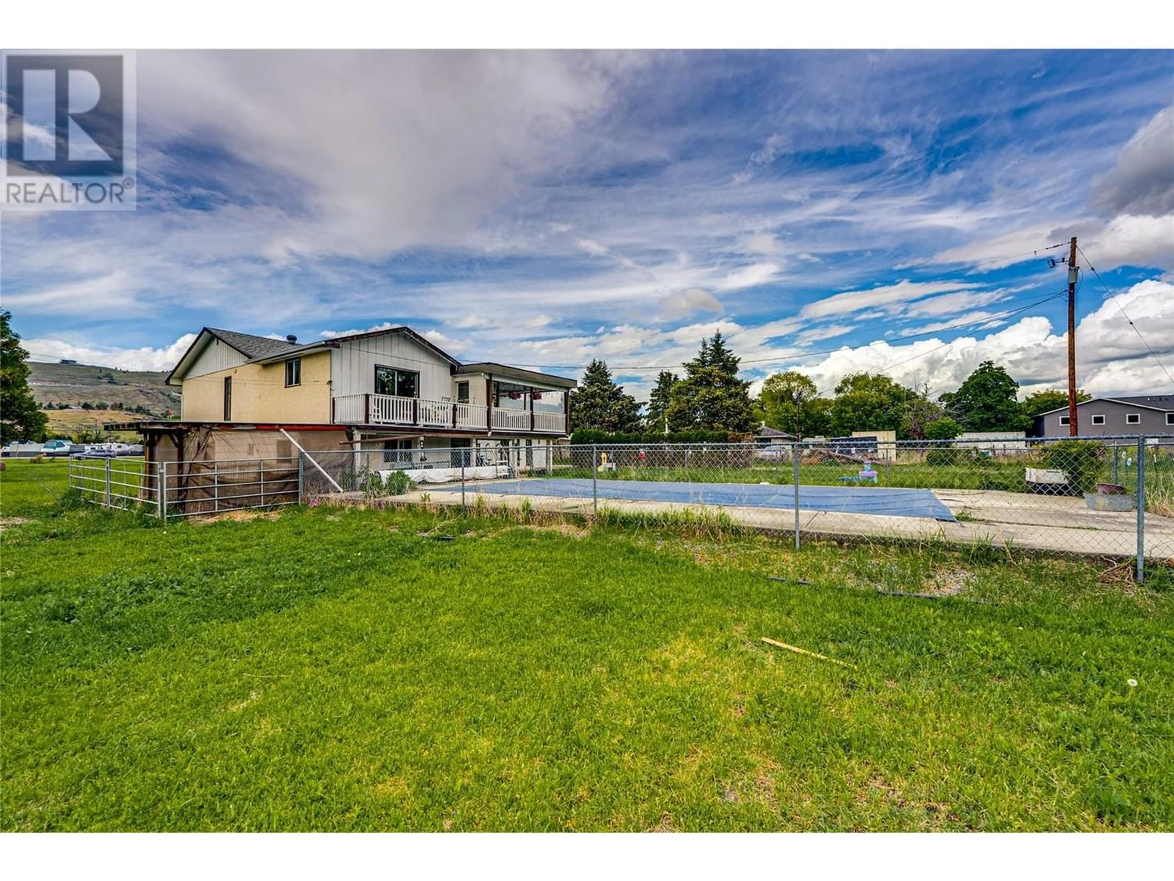 Fenced yard for 6060 Okanagan Landing Road, Vernon British Columbia V1H1M3