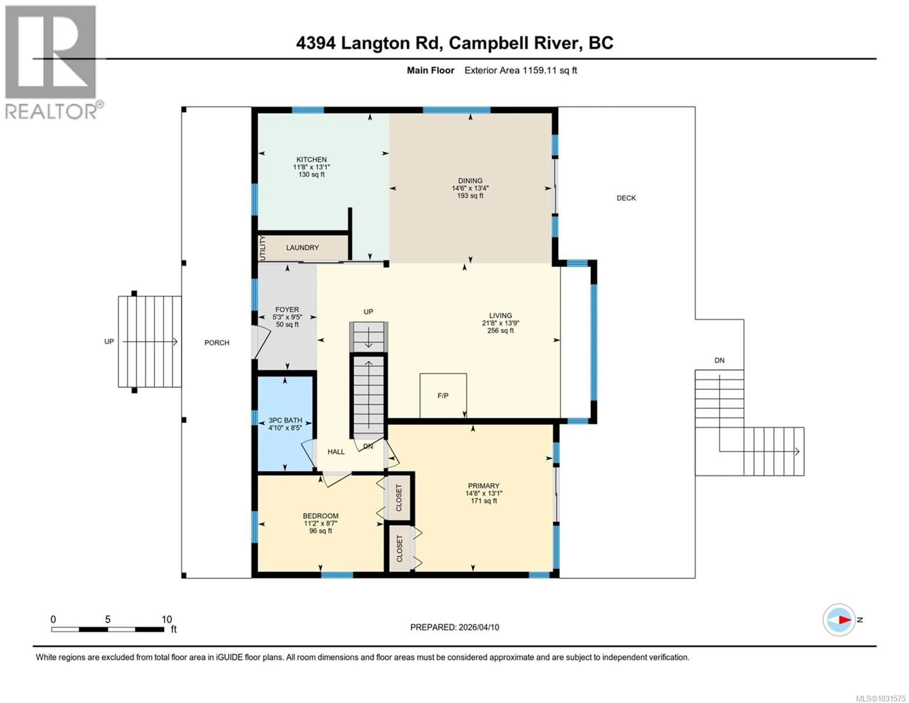 Floor plan for 4394 LANGTON ROAD, Campbell River British Columbia V9W2C9