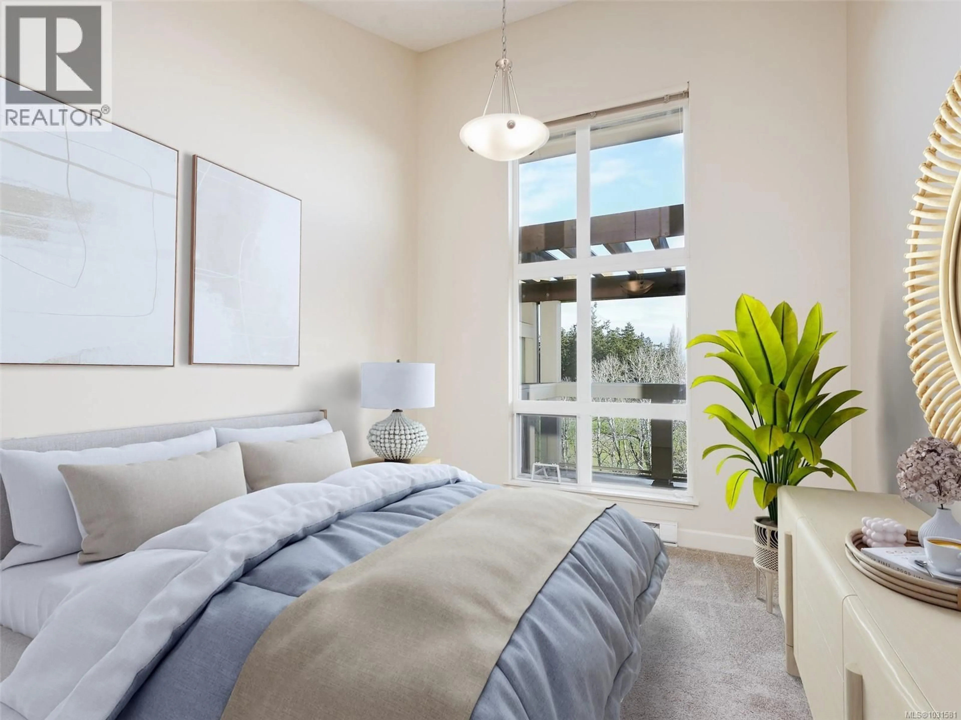 Bedroom with bed, unknown for 406 - 1156 COLVILLE ROAD, Esquimalt British Columbia V9A4P7