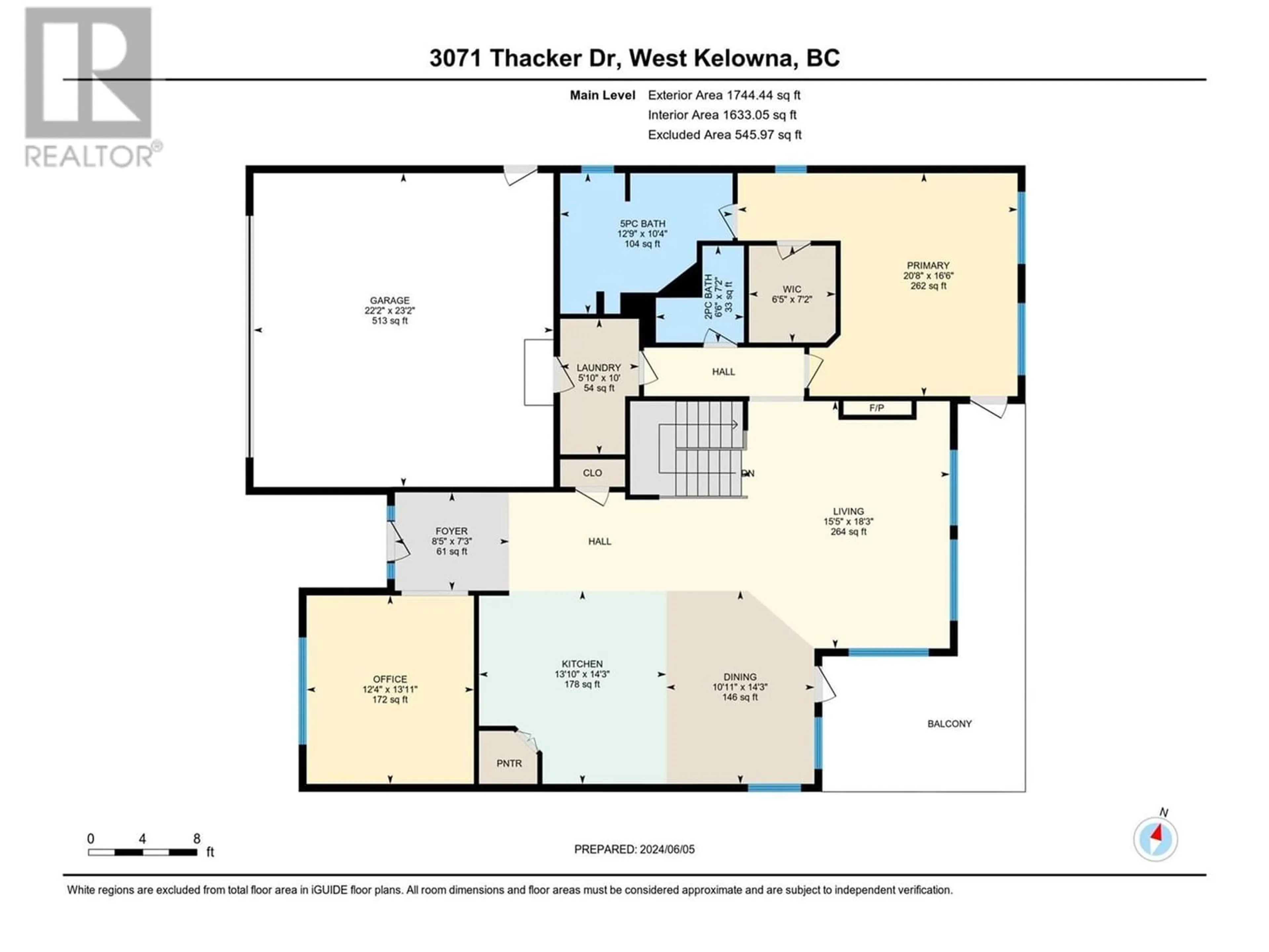 Floor plan for 3071 Thacker Drive, West Kelowna British Columbia V1Z1X5