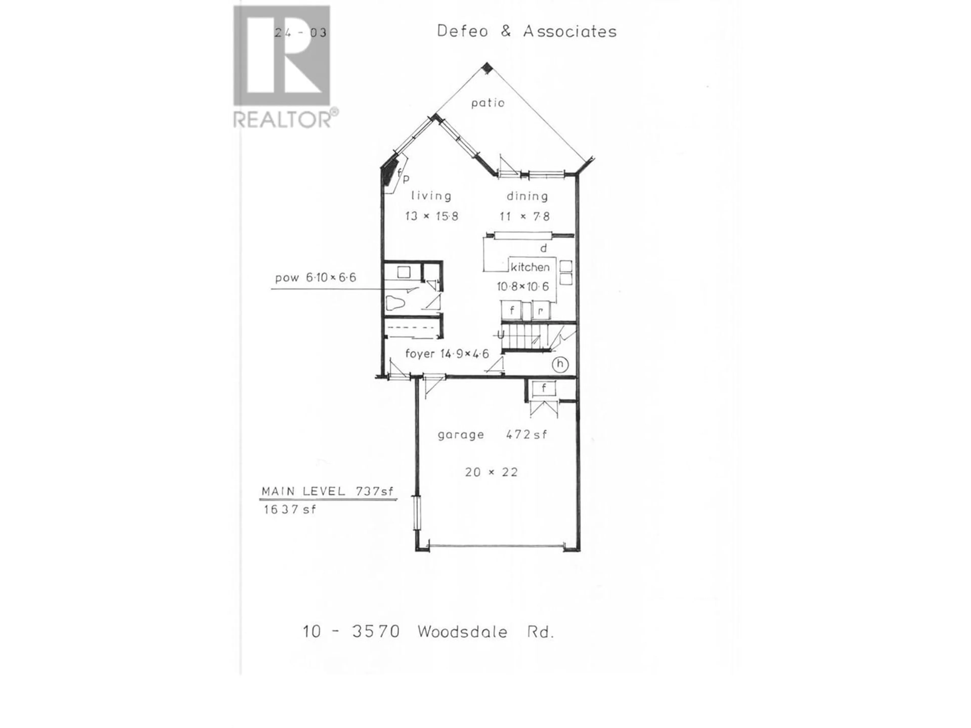 Floor plan for 3570 Woodsdale Road Unit# 10, Lake Country British Columbia V4V1Y9