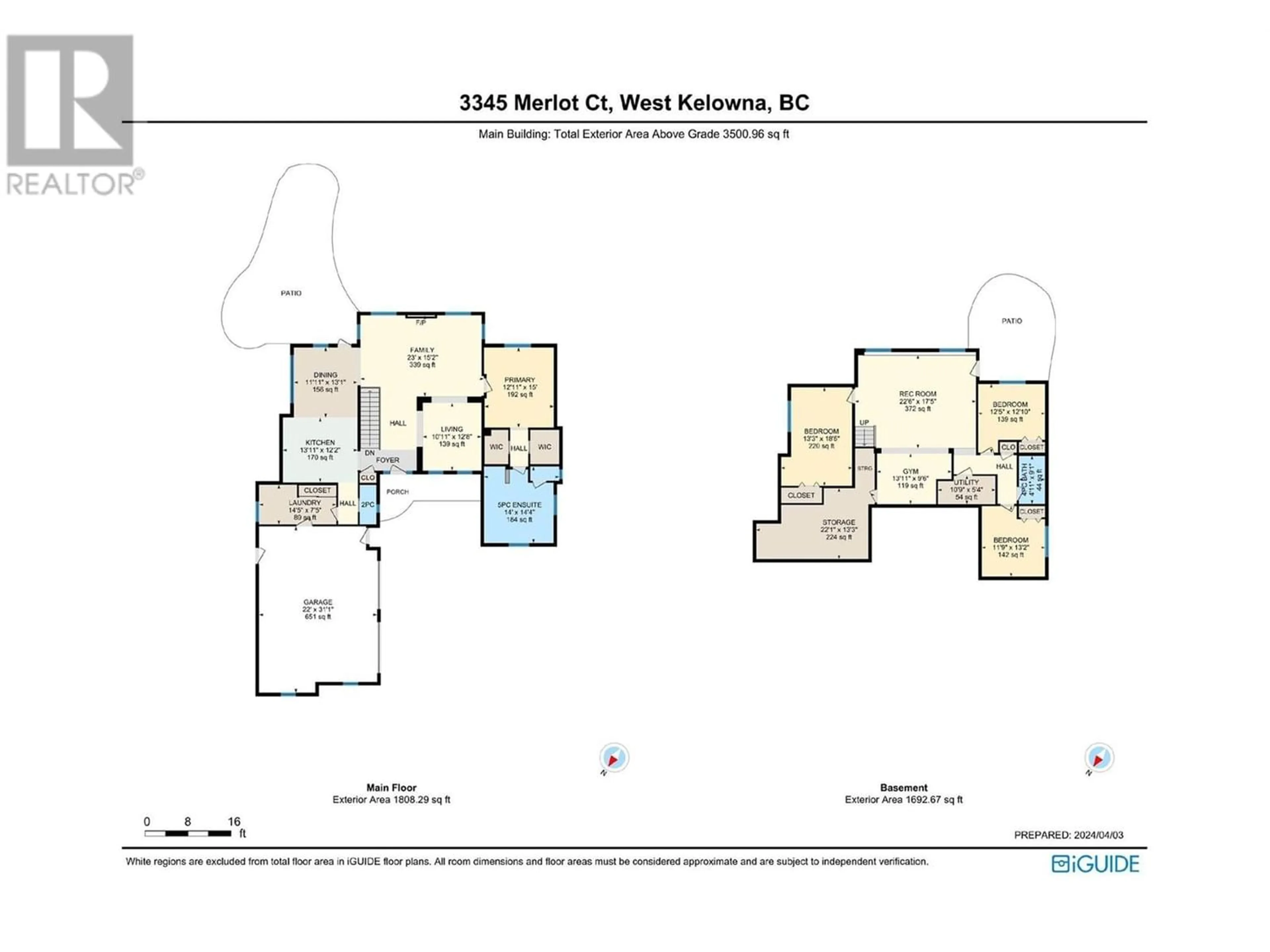 Floor plan for 3345 Merlot Court, West Kelowna British Columbia V4T2W7