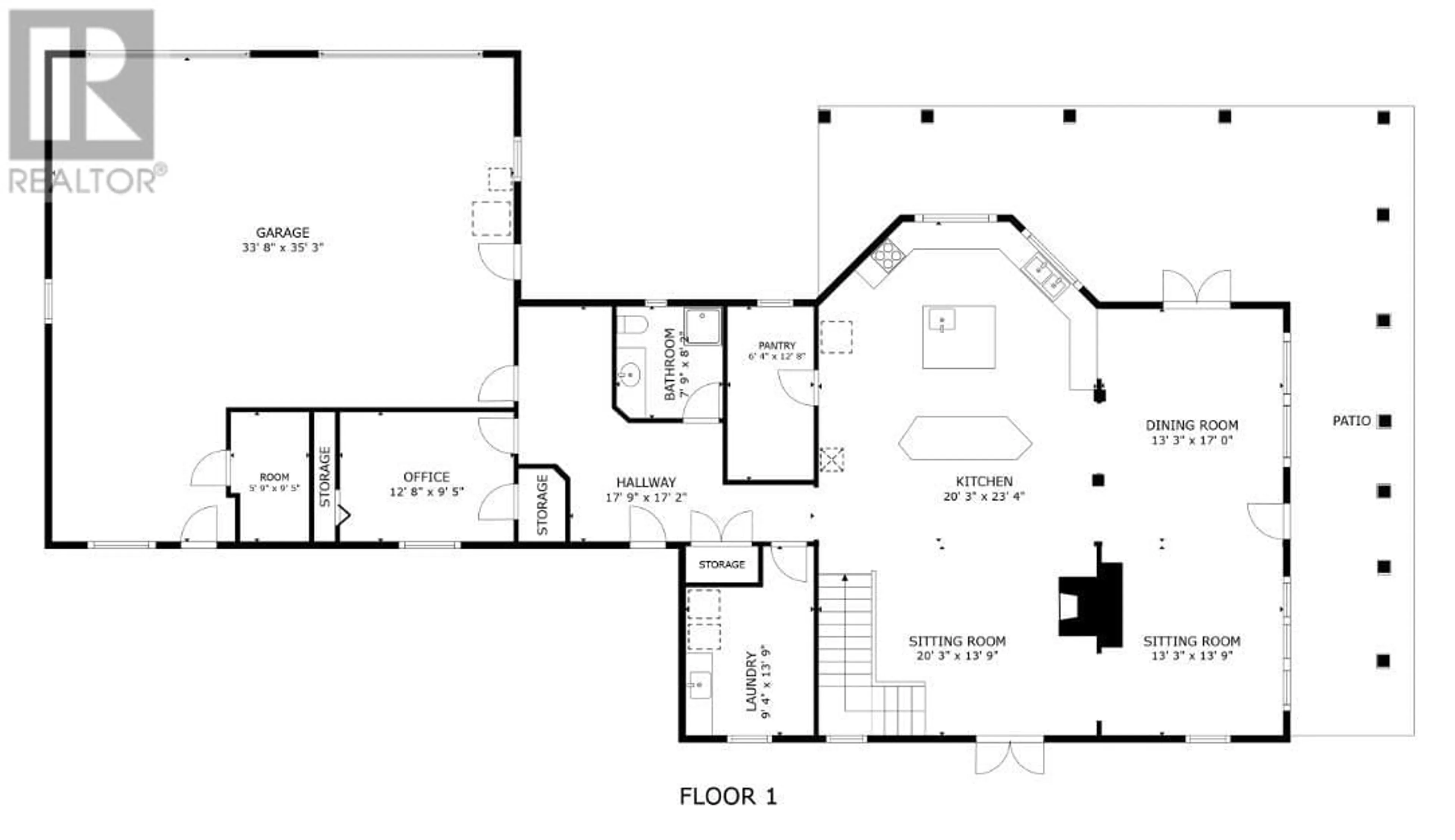 Floor plan for 705 Creighton Valley Road, Lumby British Columbia V0E2G1