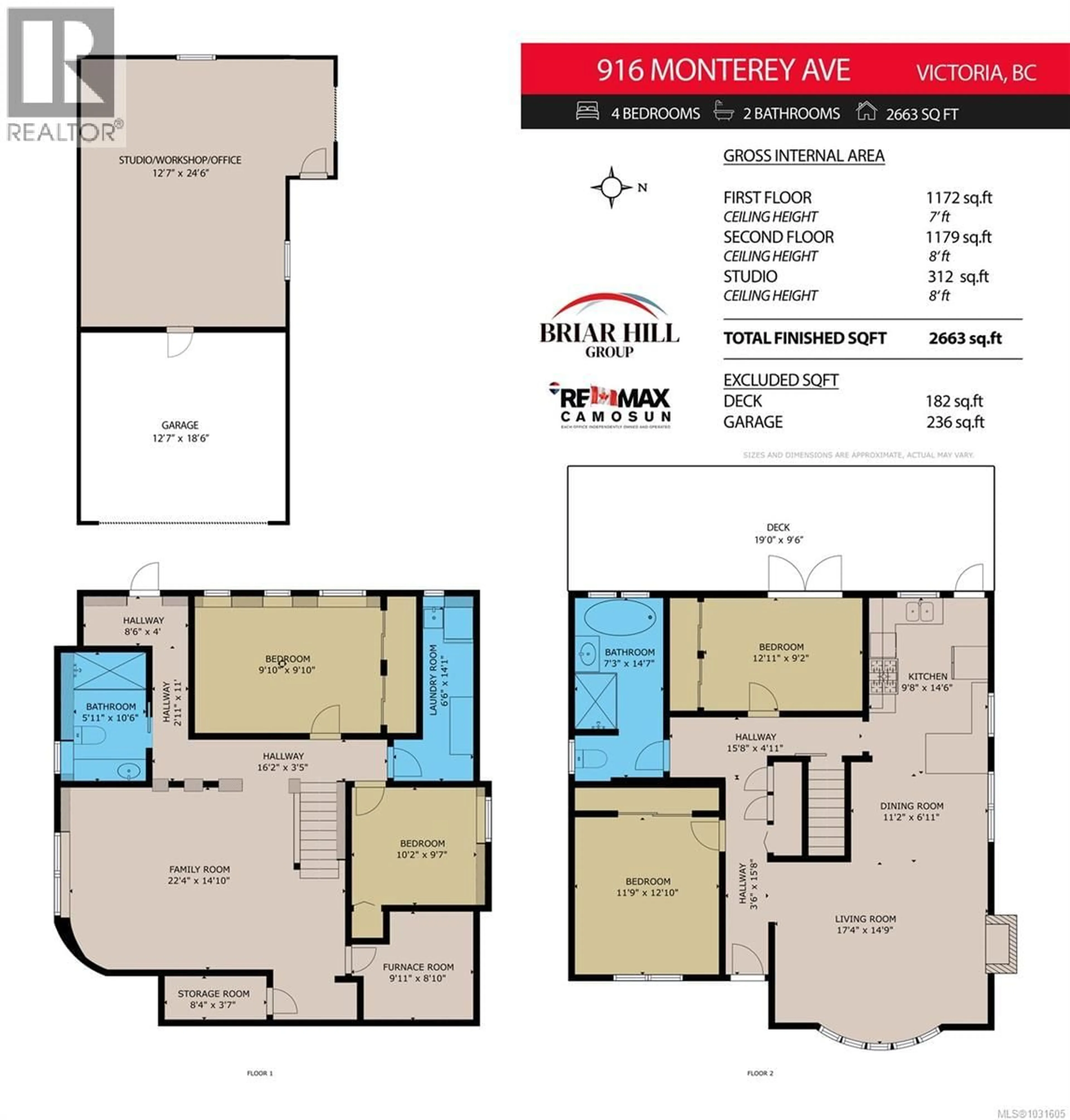 Floor plan for 916 MONTEREY AVENUE, Oak Bay British Columbia V8S4A2