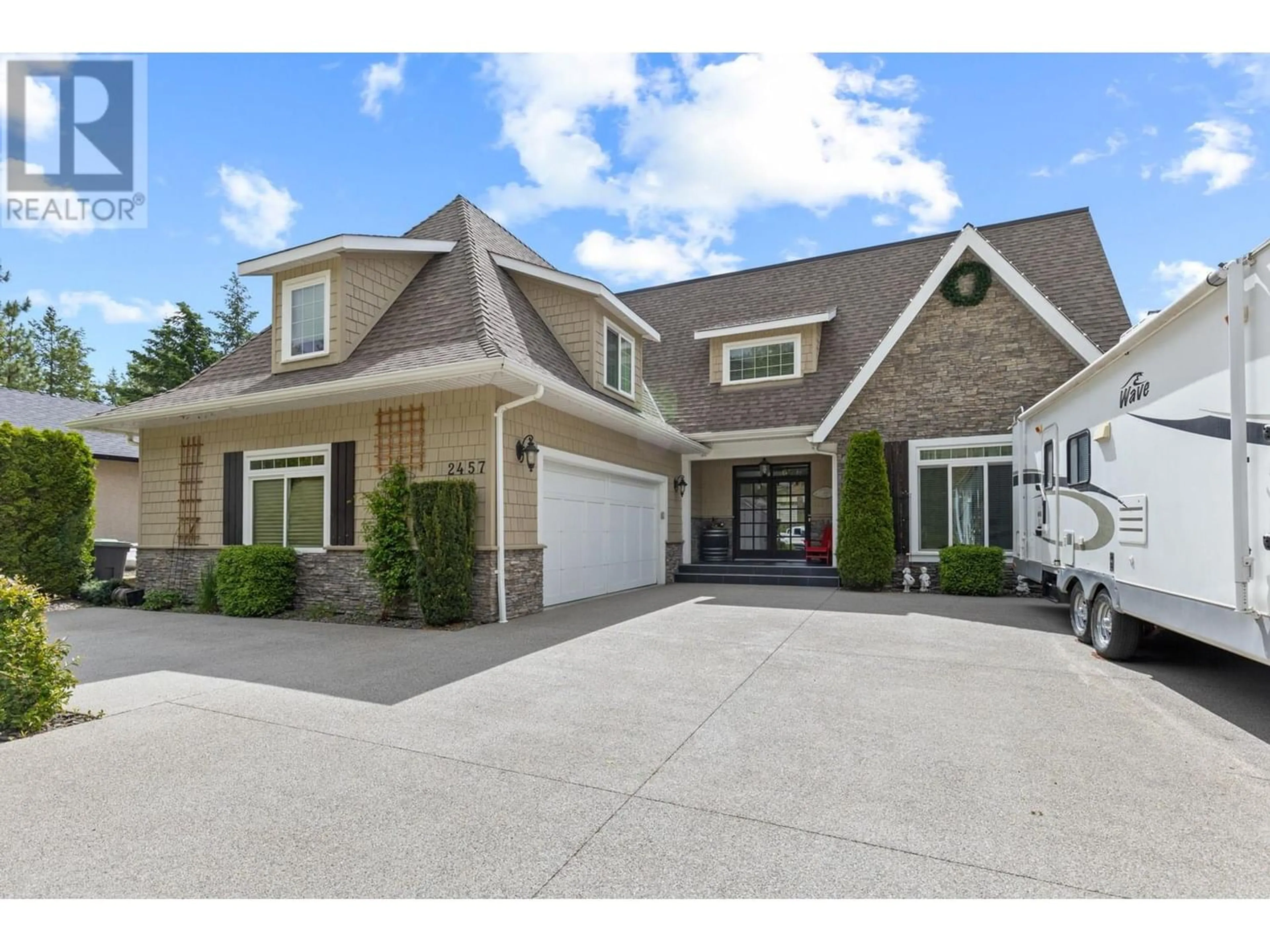 Frontside or backside of a home for 2457 Tallus Ridge Drive, West Kelowna British Columbia V4T3A6