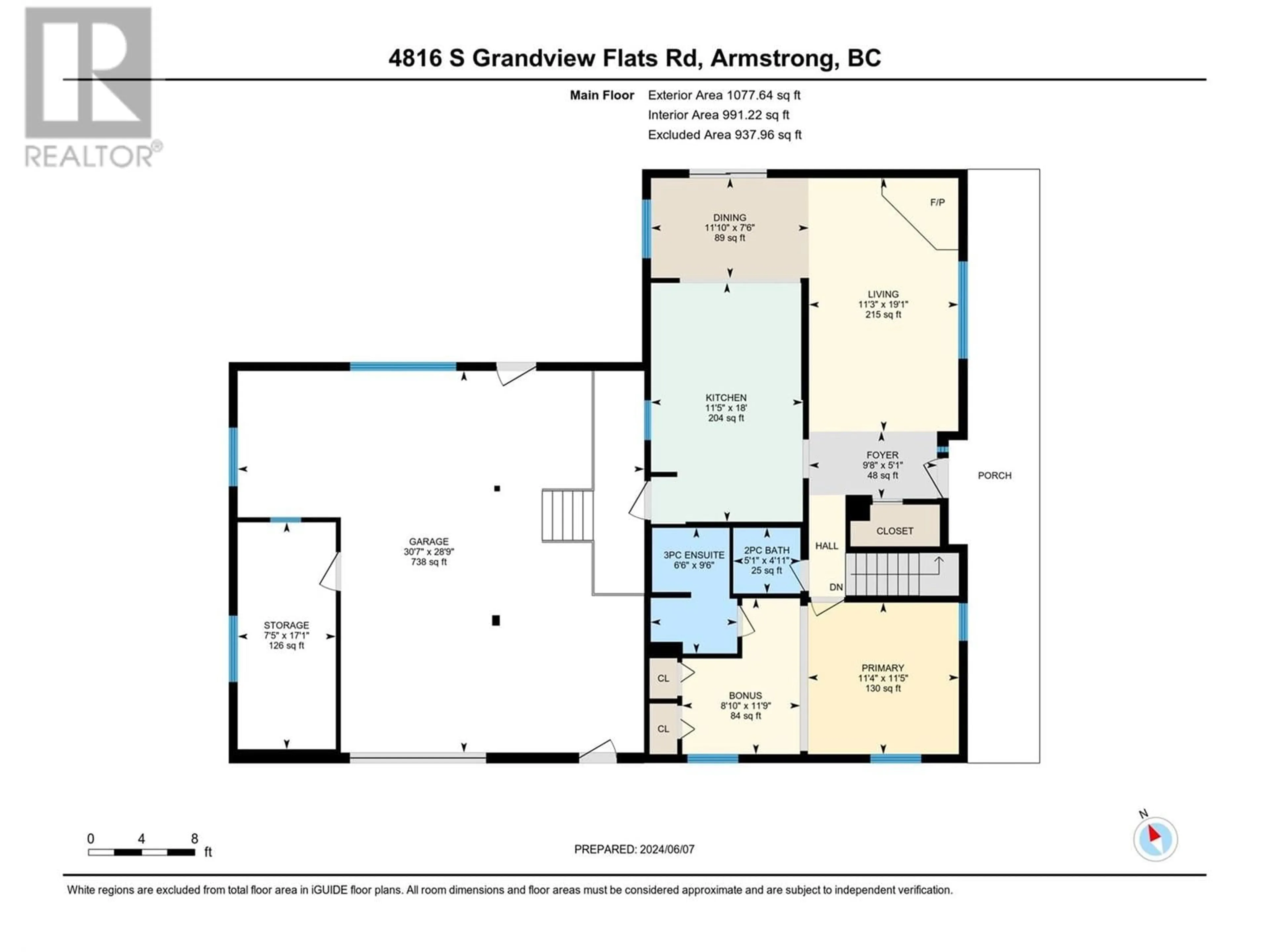 Floor plan for 4816 South Grandview Flats Road, Armstrong British Columbia V0E1B5