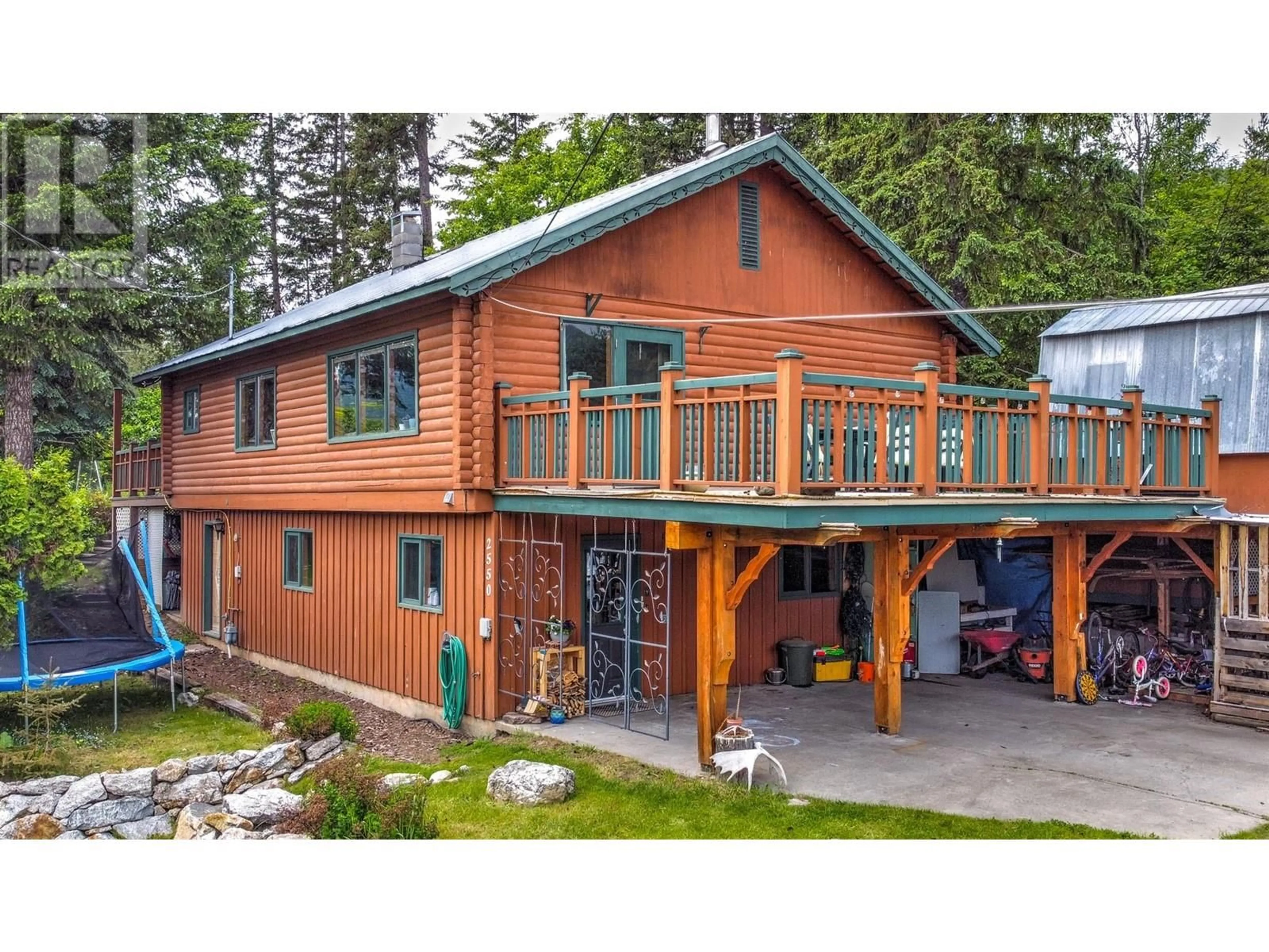 Frontside or backside of a home for 2550 Shuswap Avenue, Lumby British Columbia V0E2G0