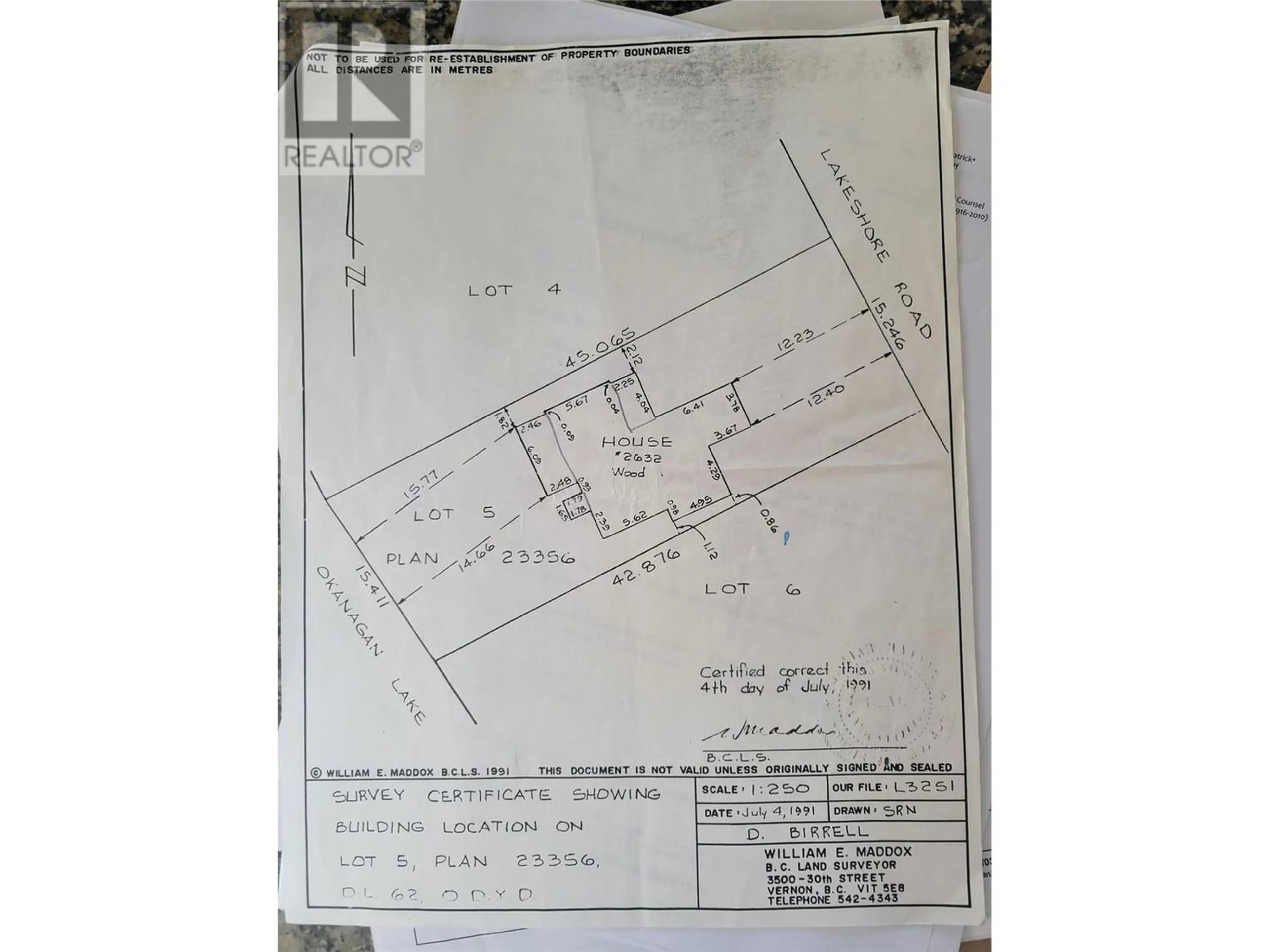 Floor plan for 2652 Lakeshore Road, Vernon British Columbia V1H1N1