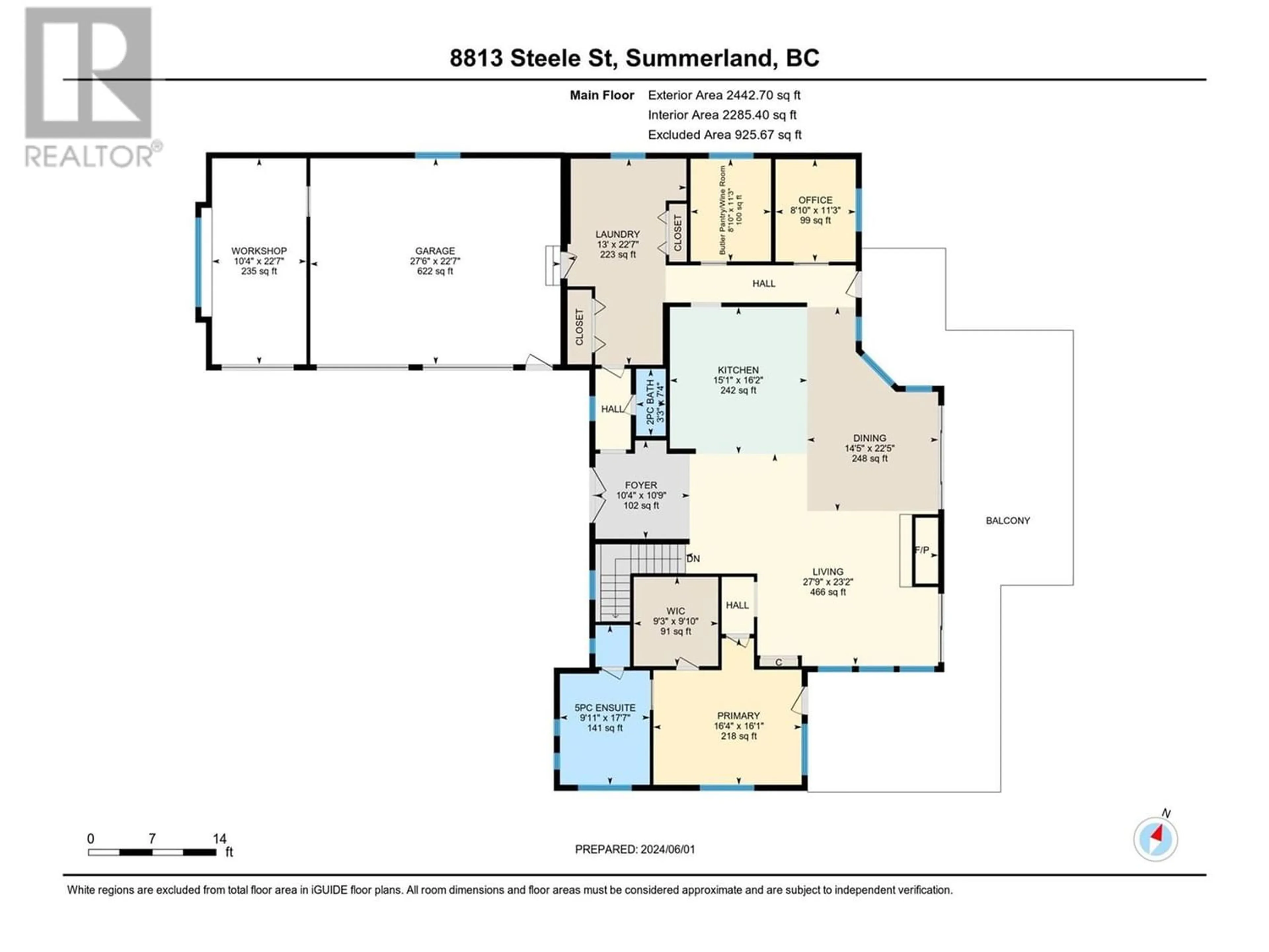 Floor plan for 8813 Steele Street, Summerland British Columbia V0H1Z7