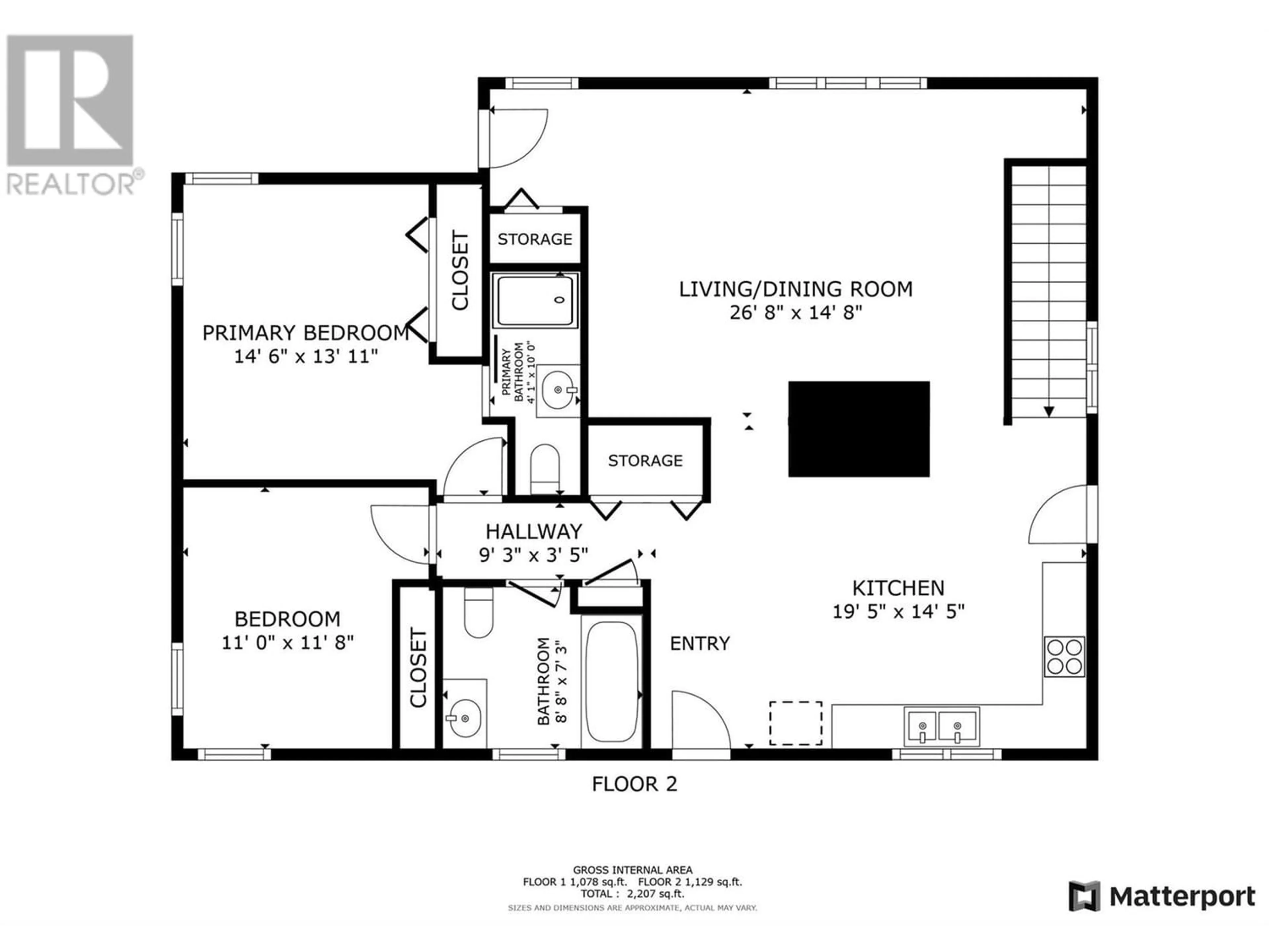 Floor plan for 2790 Rosedale Avenue, Armstrong British Columbia V0E1B1