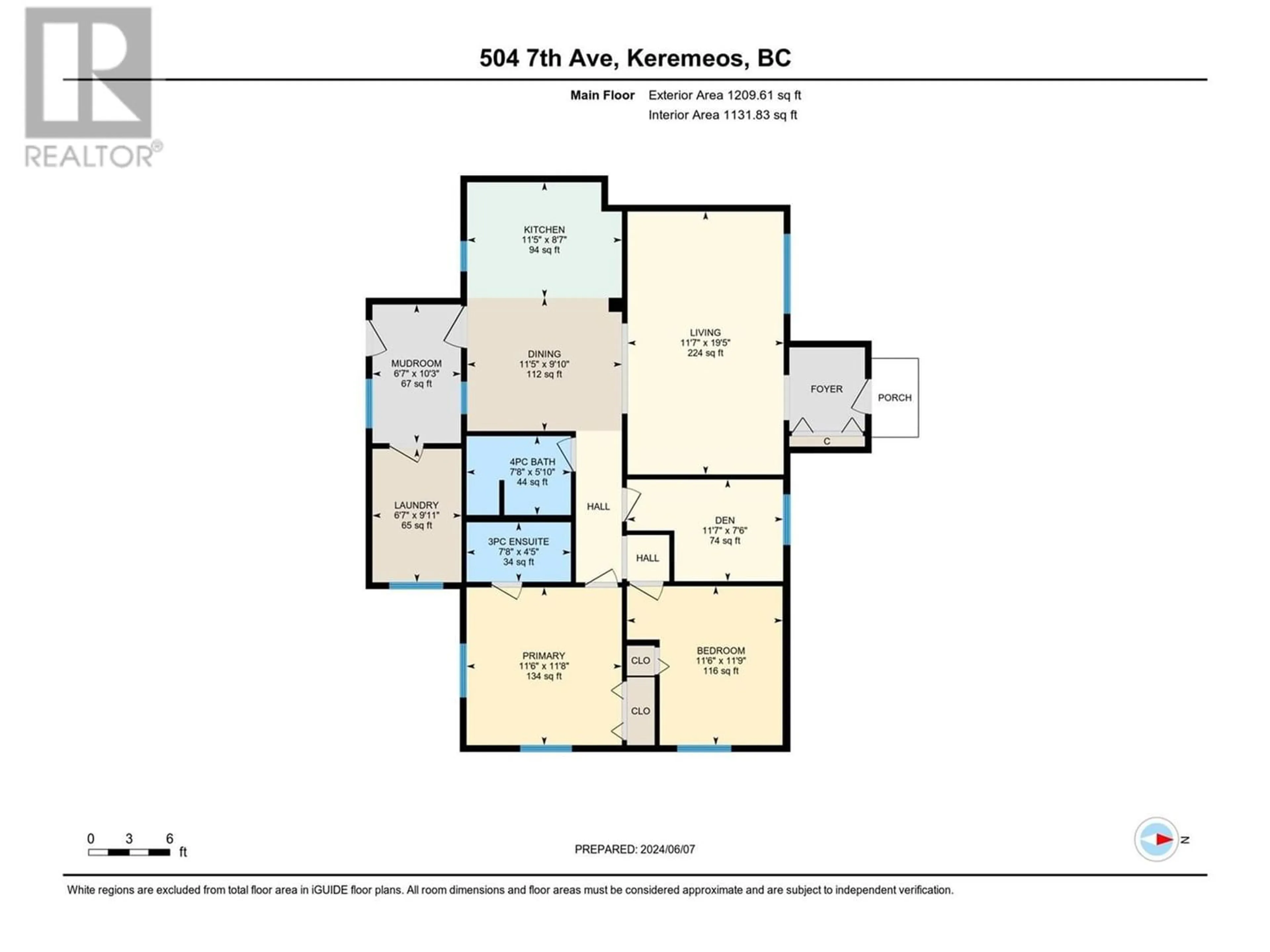 Floor plan for 504 7th Avenue, Keremeos British Columbia V0X1N3