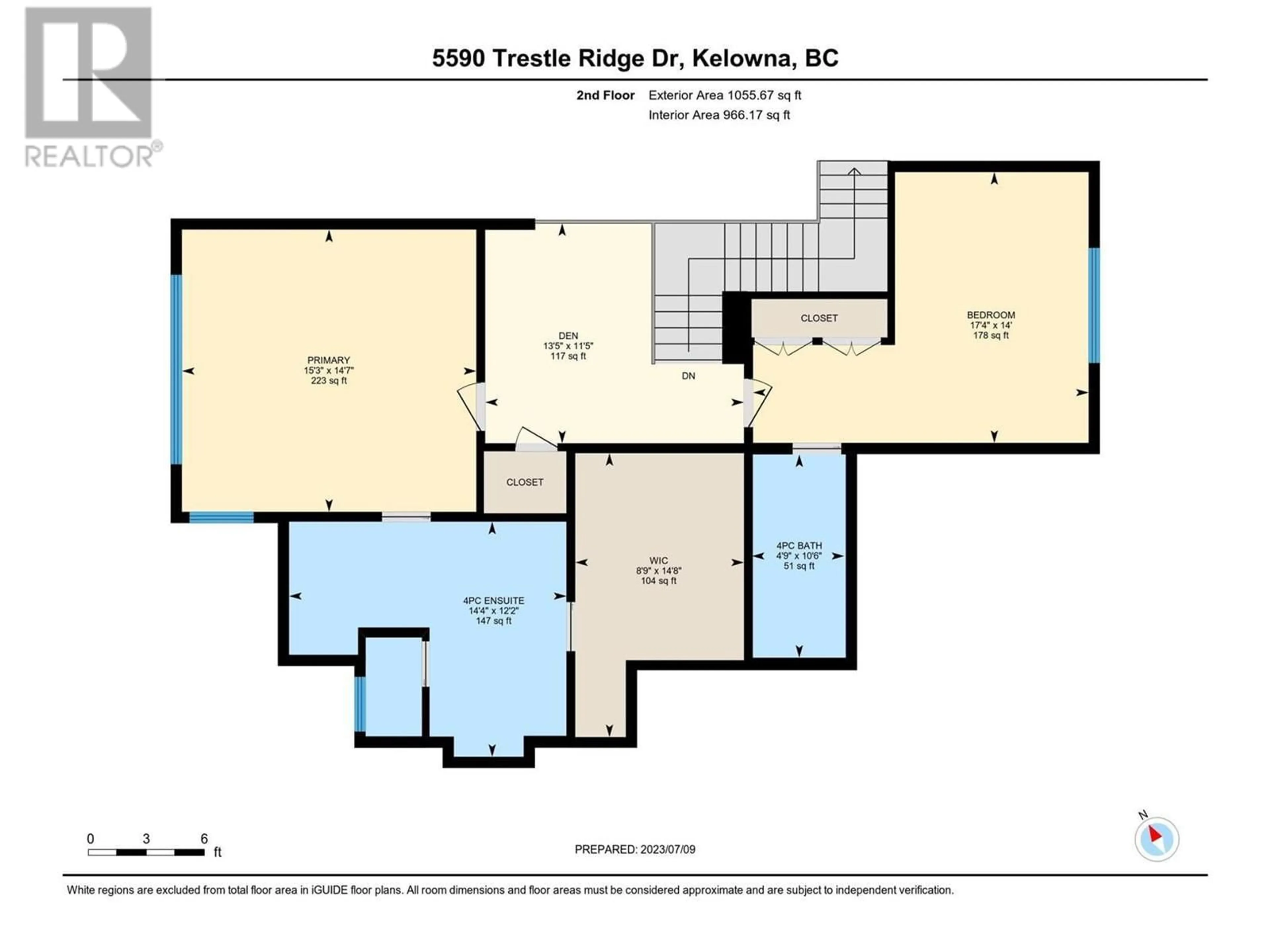 Floor plan for 5590 Trestle Ridge Court, Kelowna British Columbia V1W4A7