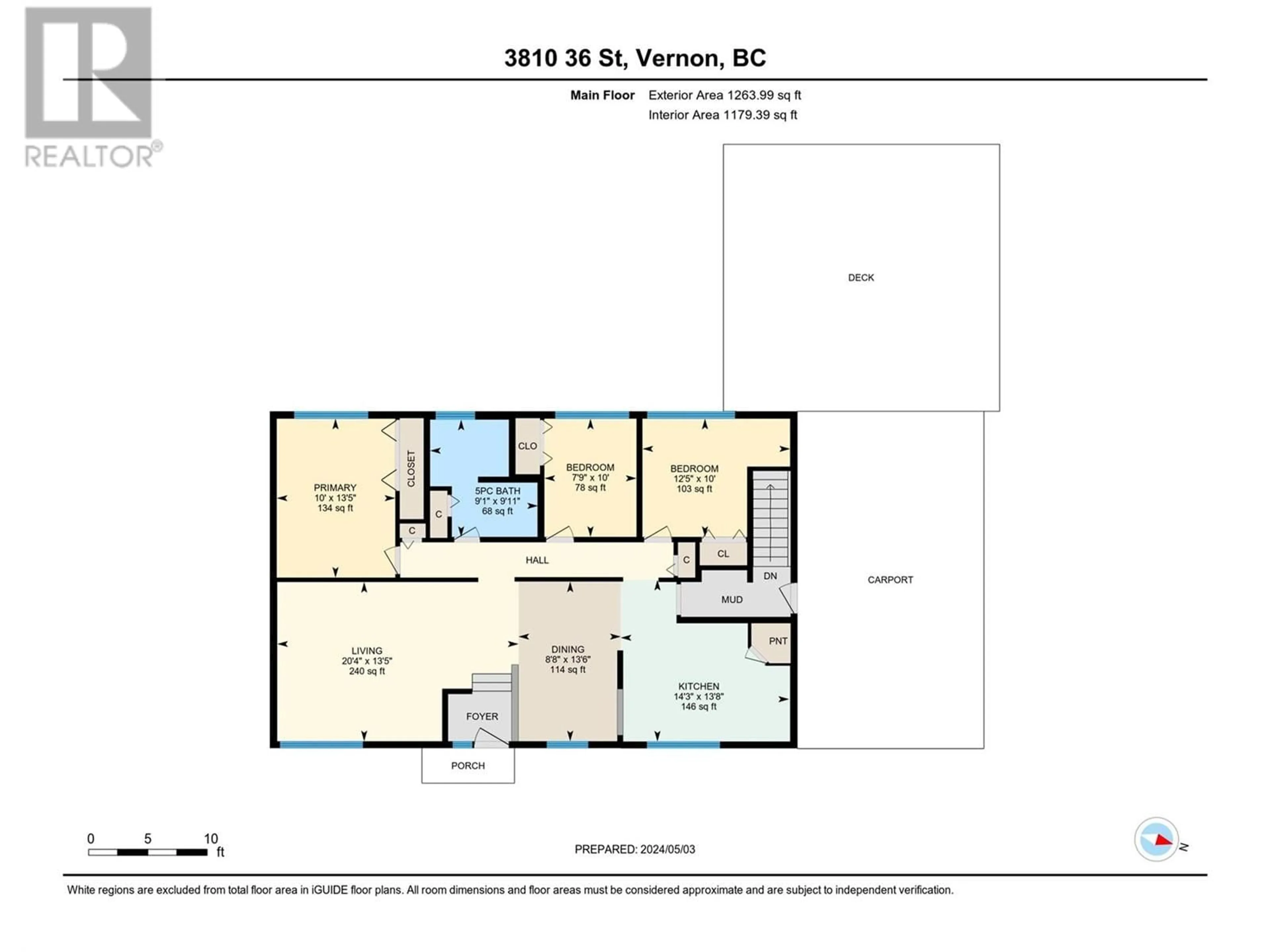 Floor plan for 3810 36 Street, Vernon British Columbia V1T6E5