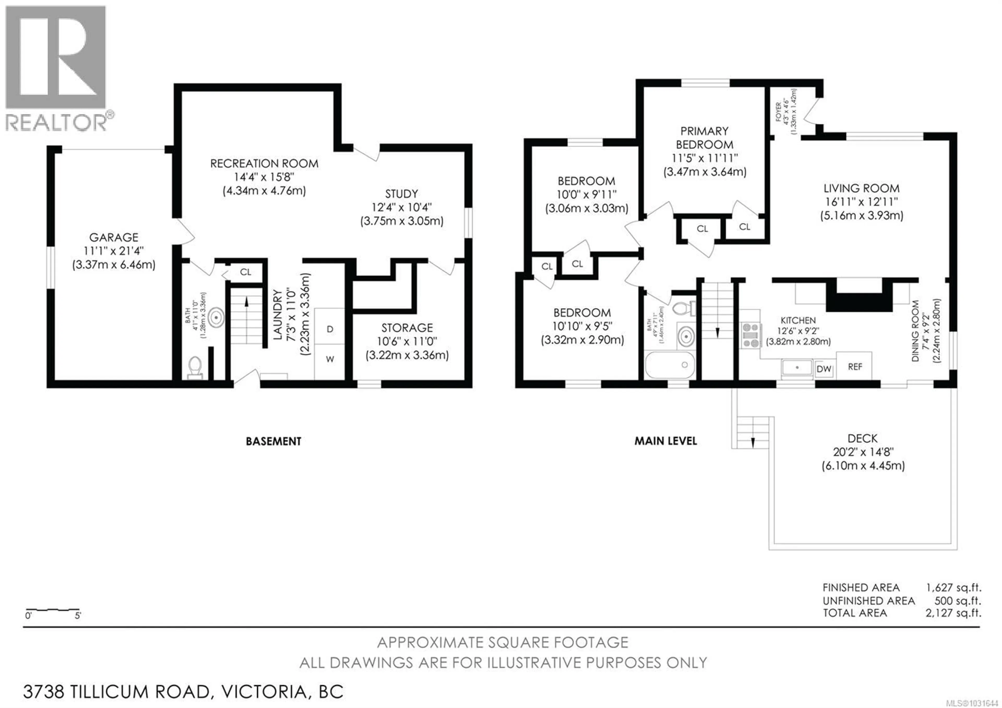 Floor plan for 3738 TILLICUM ROAD, Saanich British Columbia V8Z4H8