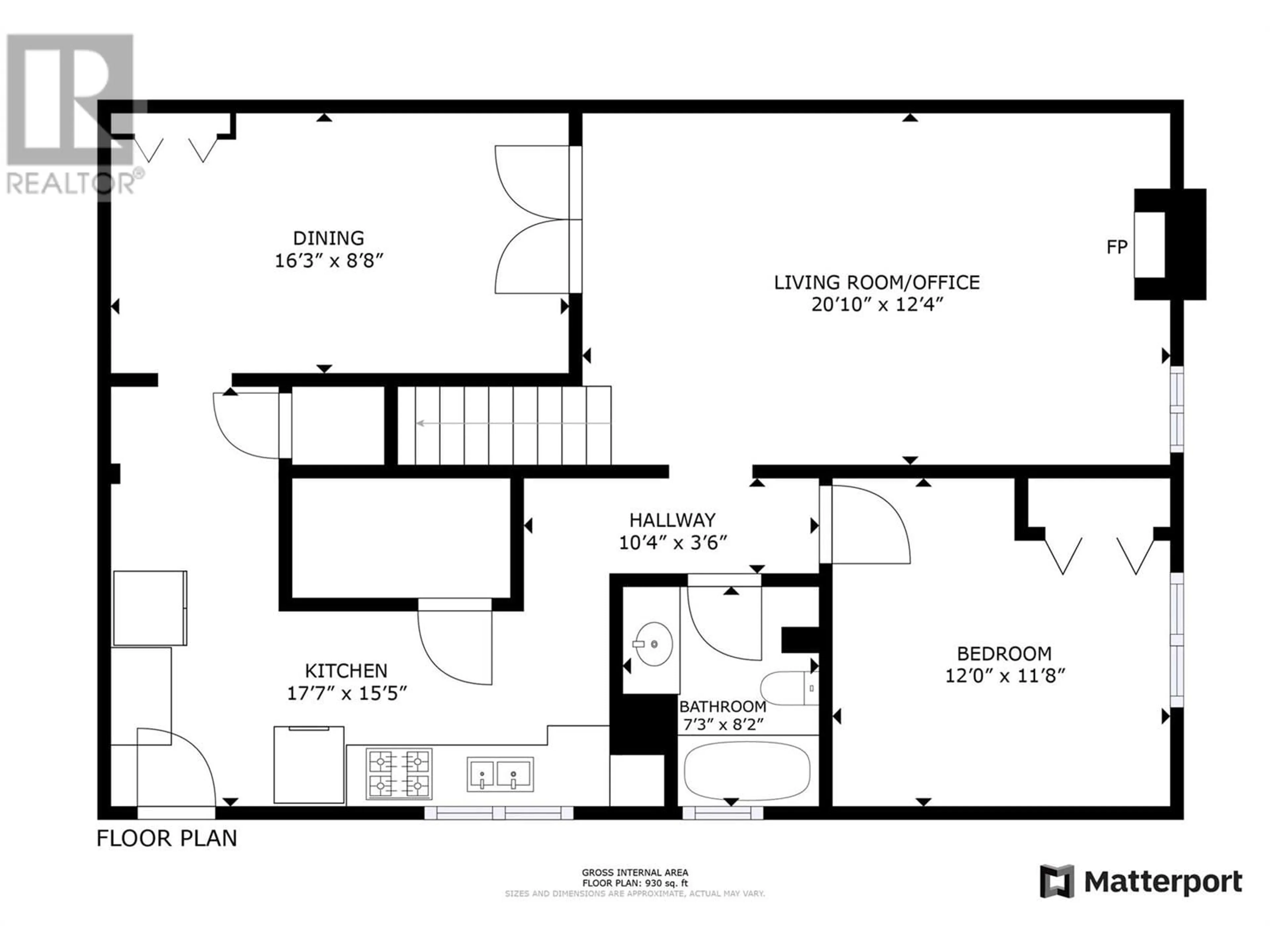 Floor plan for 3800 12 Street, Vernon British Columbia V1T8L2