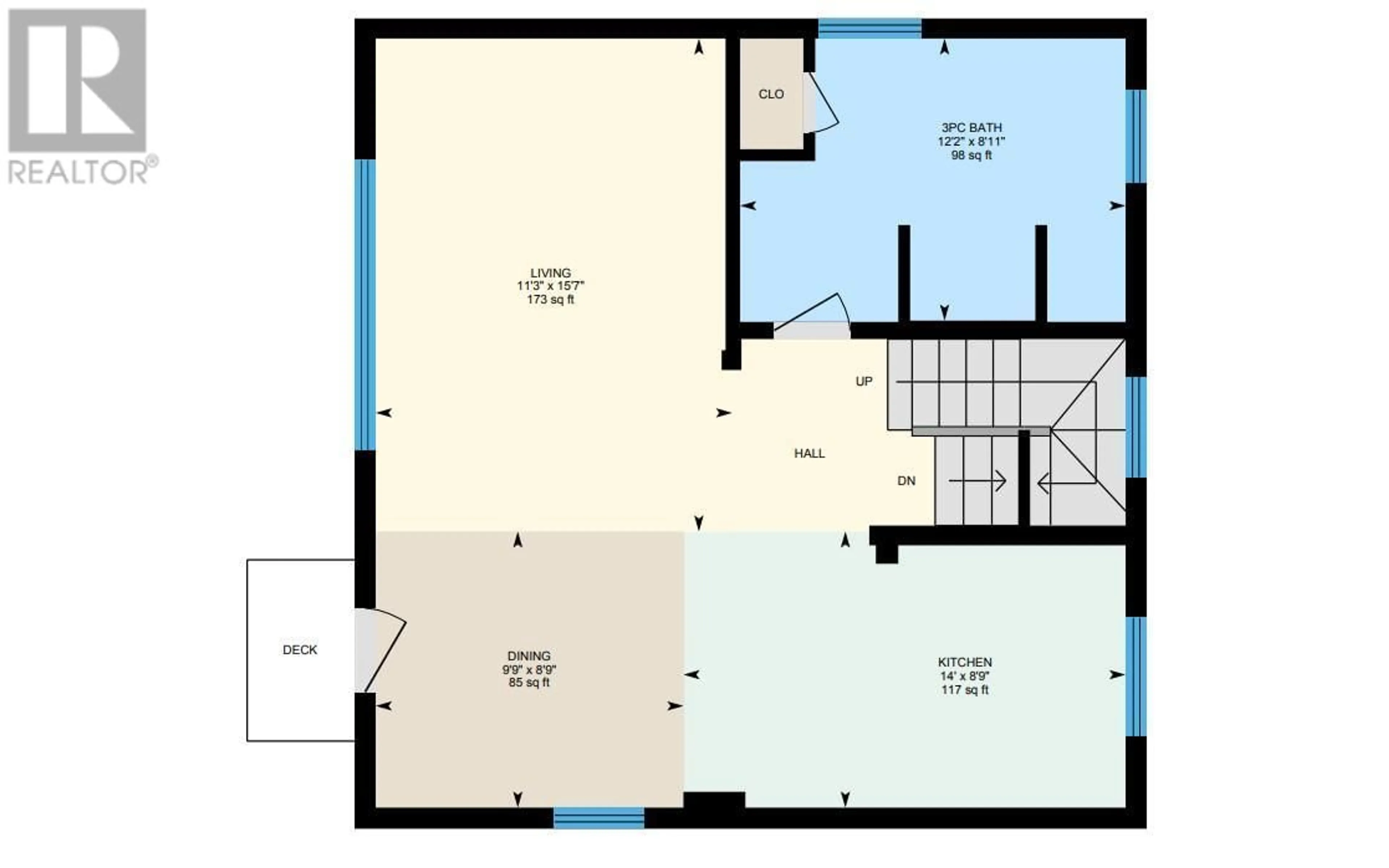 Floor plan for 1702 Coates Avenue, Kelowna British Columbia V1Y8L9