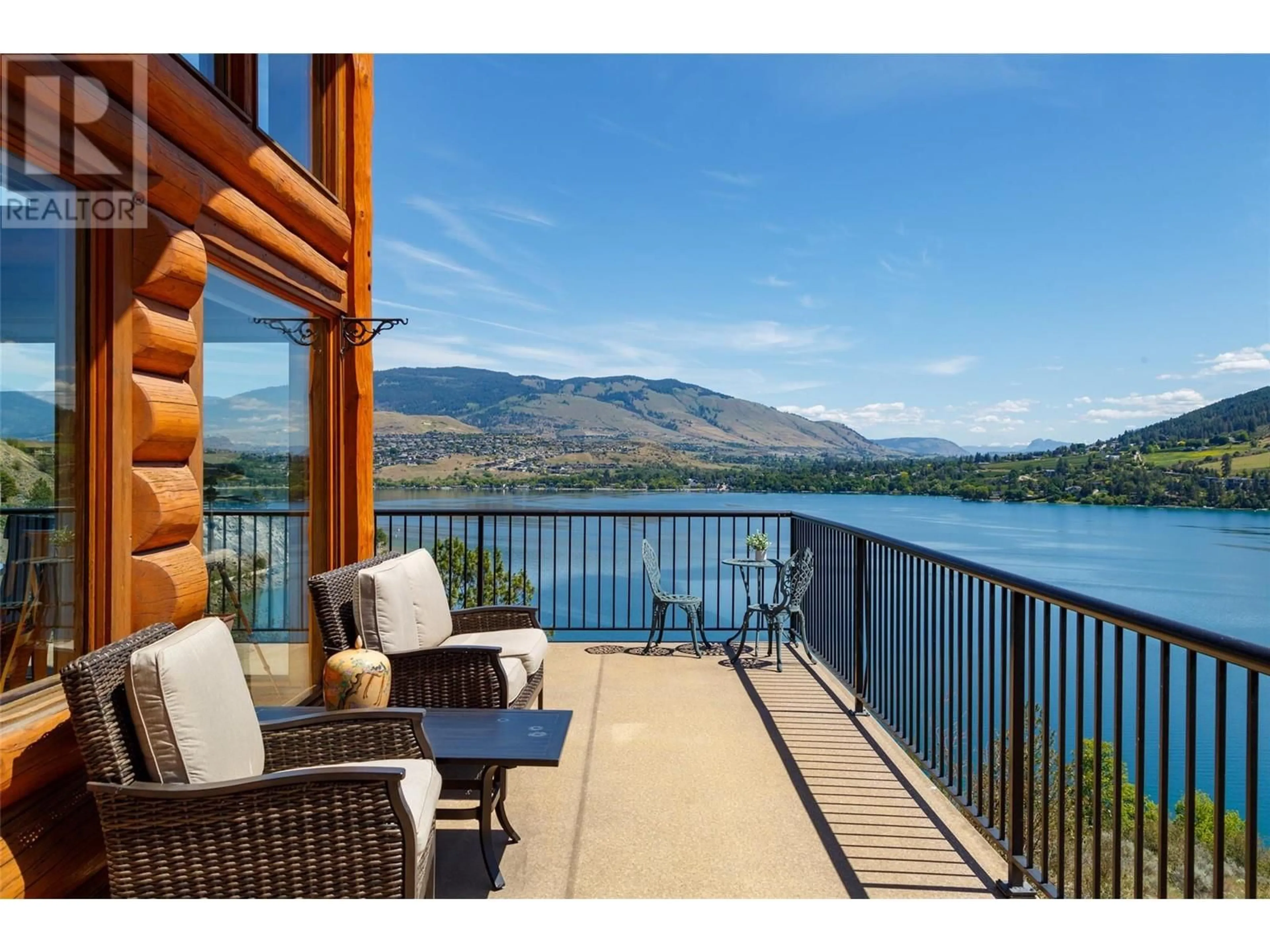 Patio, water/lake/river/ocean view for 3 - 55 KALAMALKA LAKEVIEW DRIVE, Vernon British Columbia V1H1L7