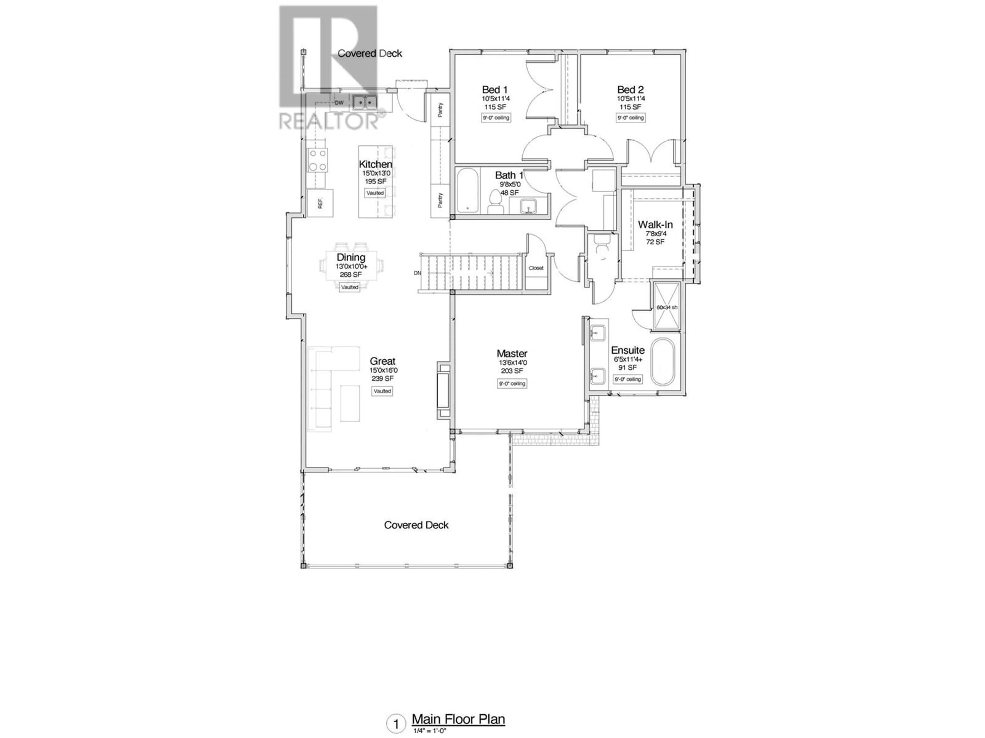 Floor plan for 2590 Crown Crest Drive, West Kelowna British Columbia V4T3N3