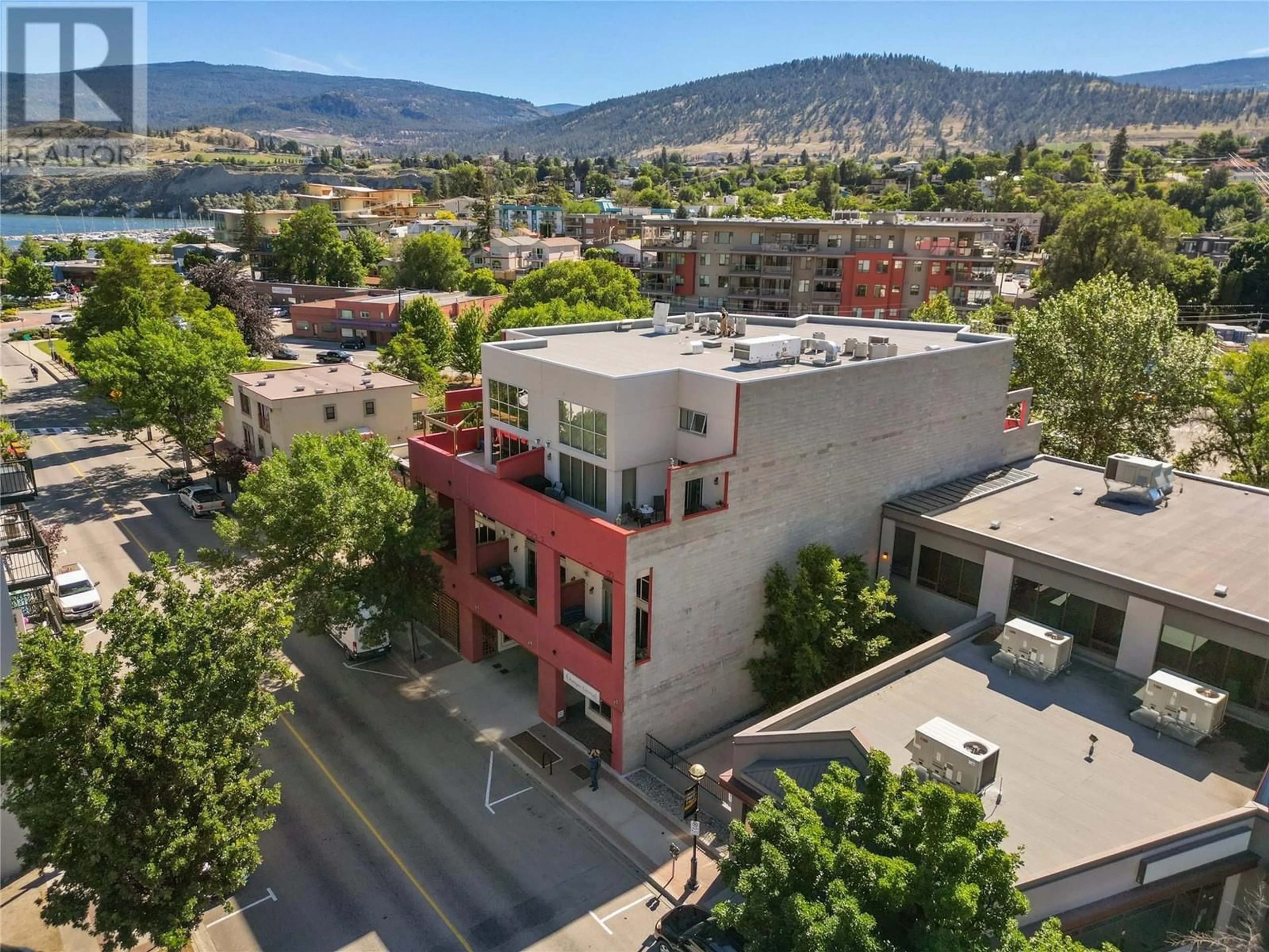 A pic from exterior of the house or condo, the street view for 136 Front Street Unit# 311, Penticton British Columbia V2A1H1