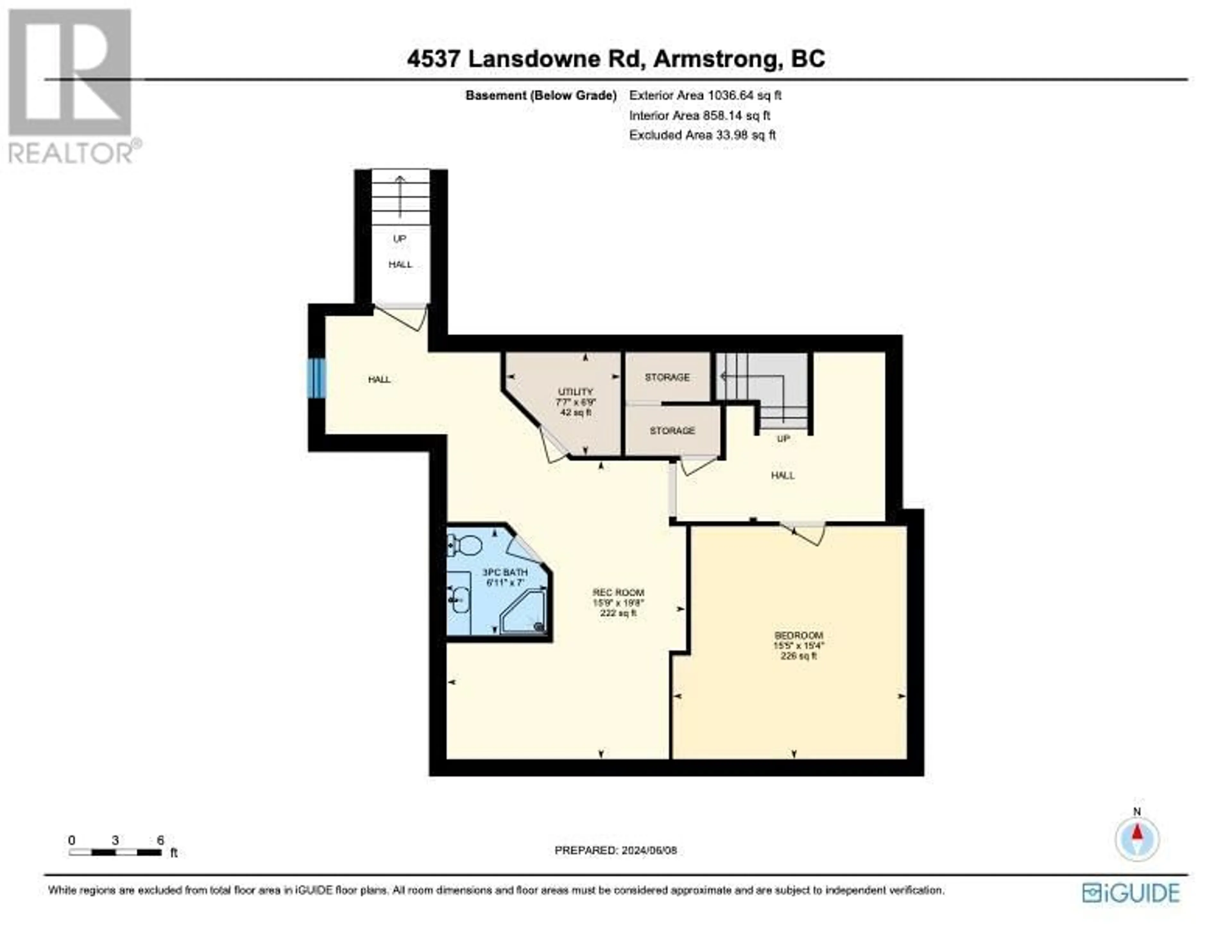 Floor plan for 4537 Lansdowne Road, Armstrong British Columbia V0E1B8