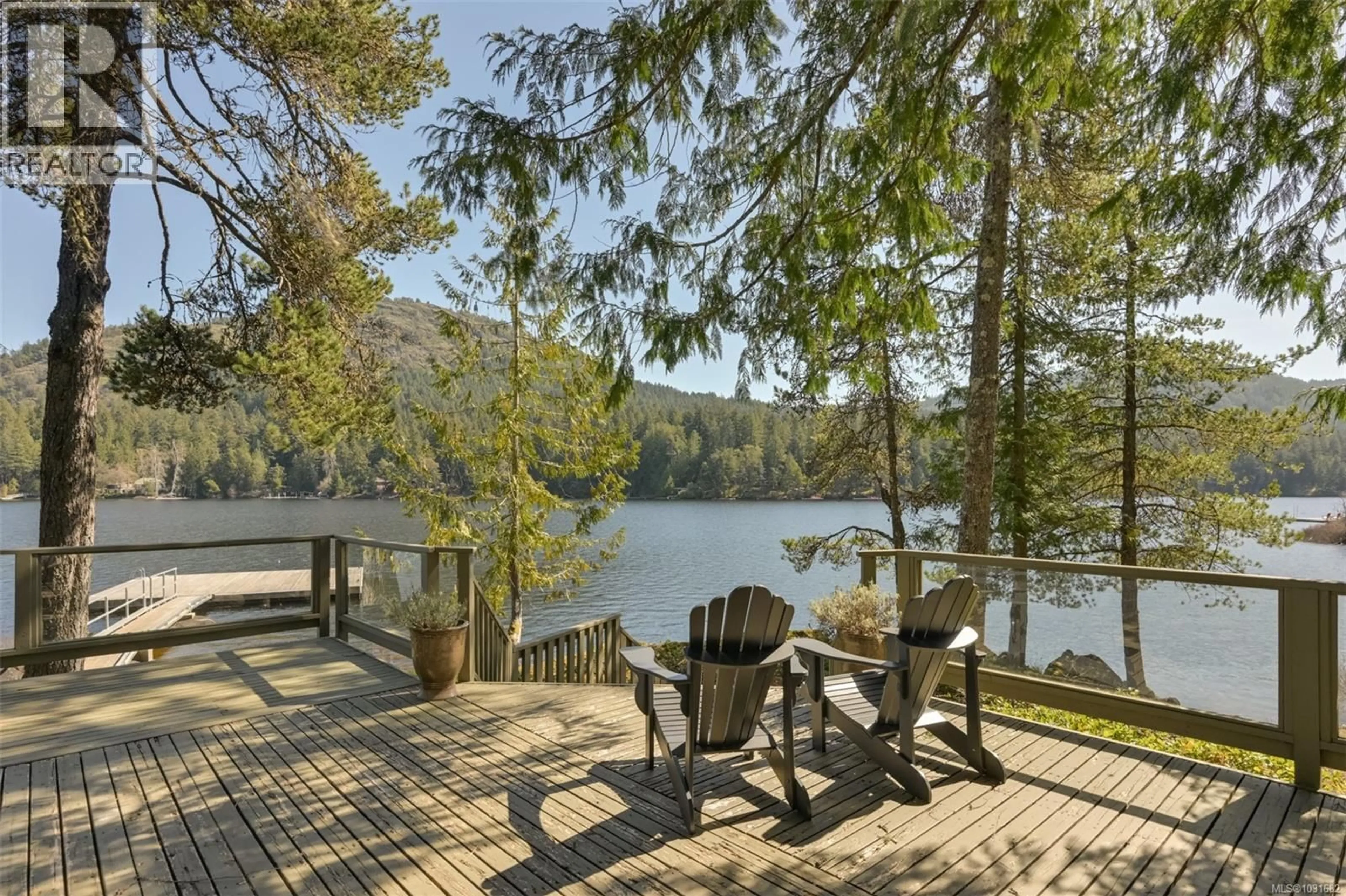 Patio, water/lake/river/ocean view for 2037 IDA AVENUE, Shawnigan Lake British Columbia V0R2W3