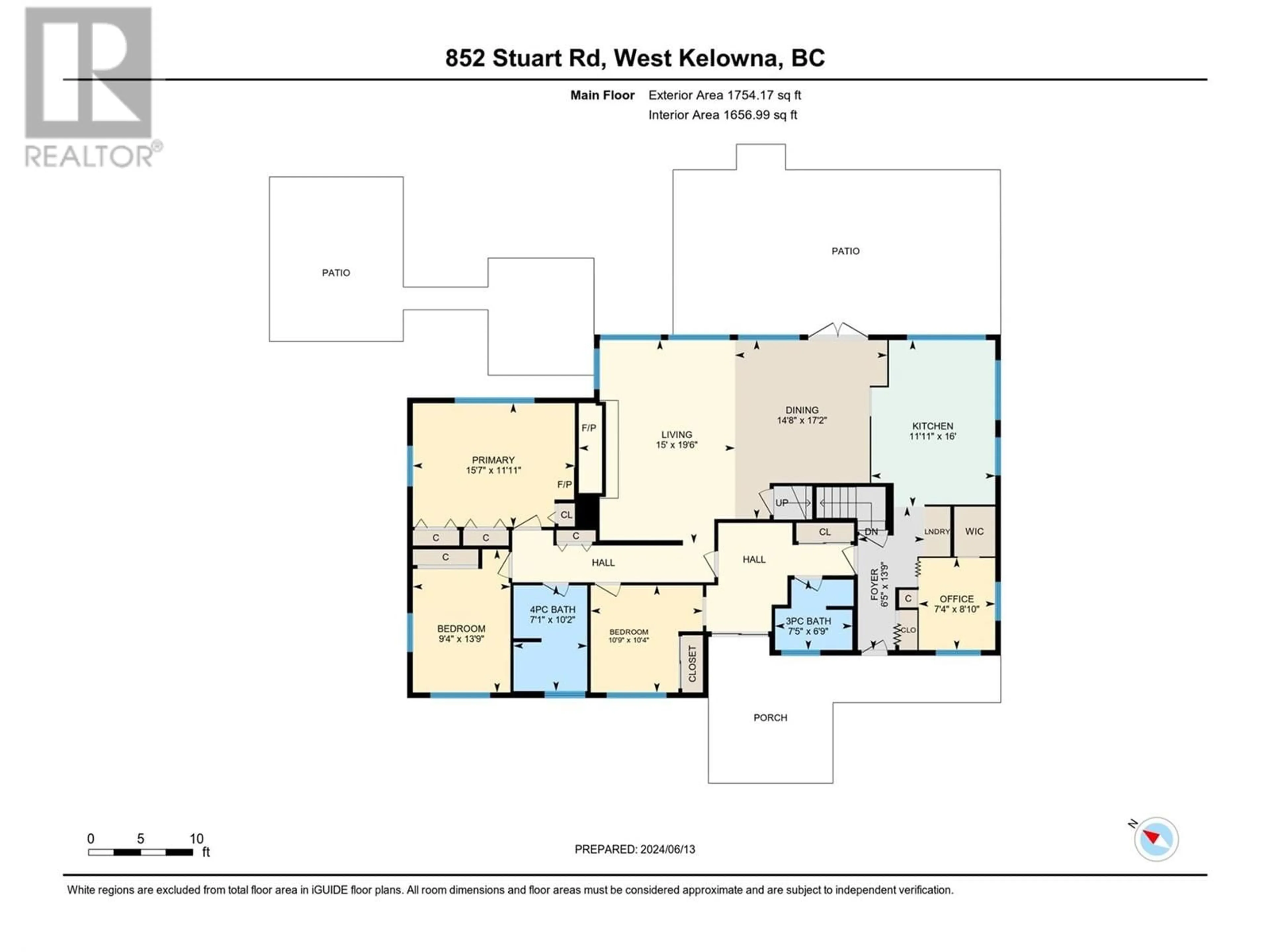 Floor plan for 852 Stuart Road Lot# A, West Kelowna British Columbia V1Z1G9