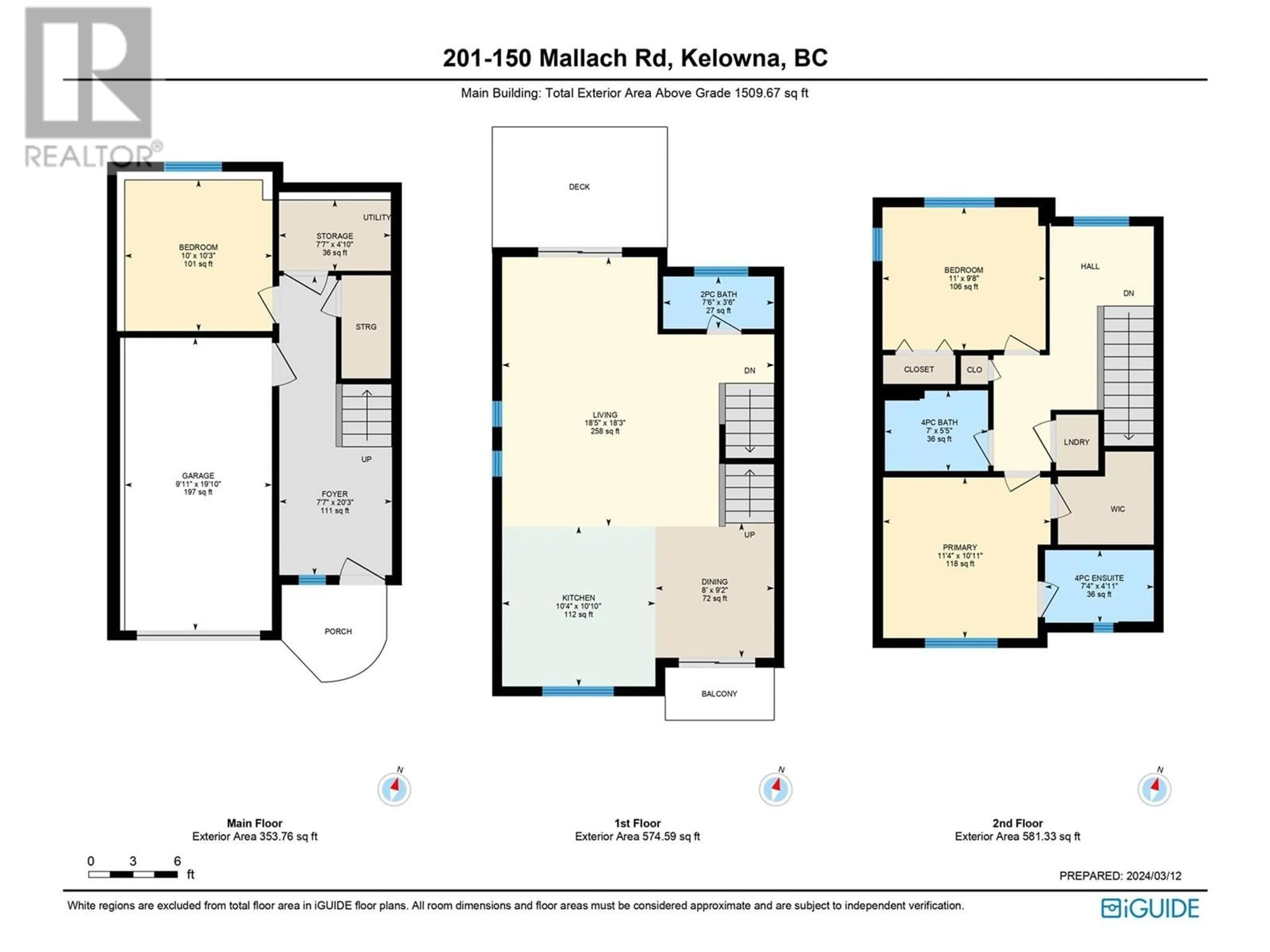 Floor plan for 150 Mallach Road Unit# 201, Kelowna British Columbia V1X2W5