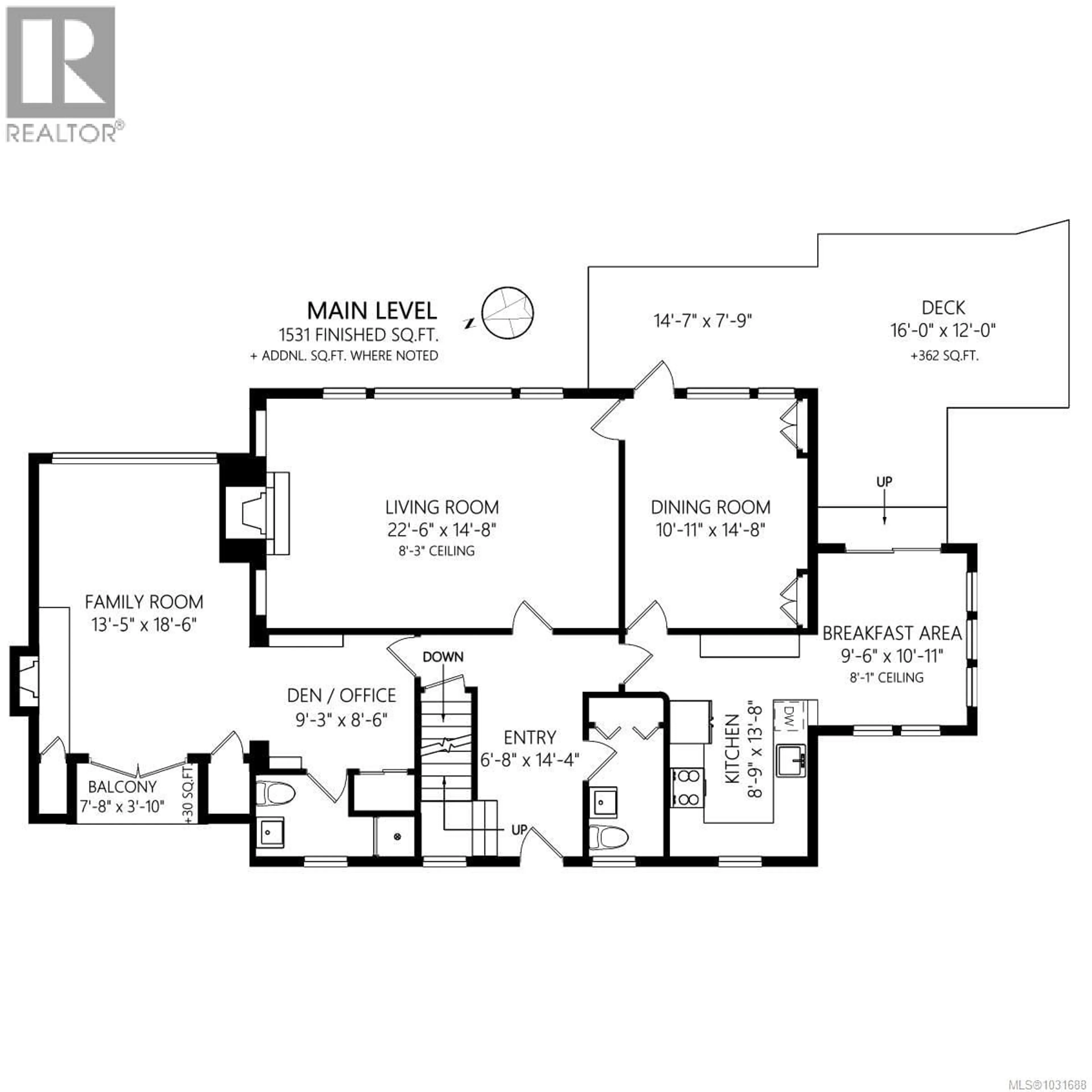 Floor plan for 987 BEACH DRIVE, Oak Bay British Columbia V8S2N2