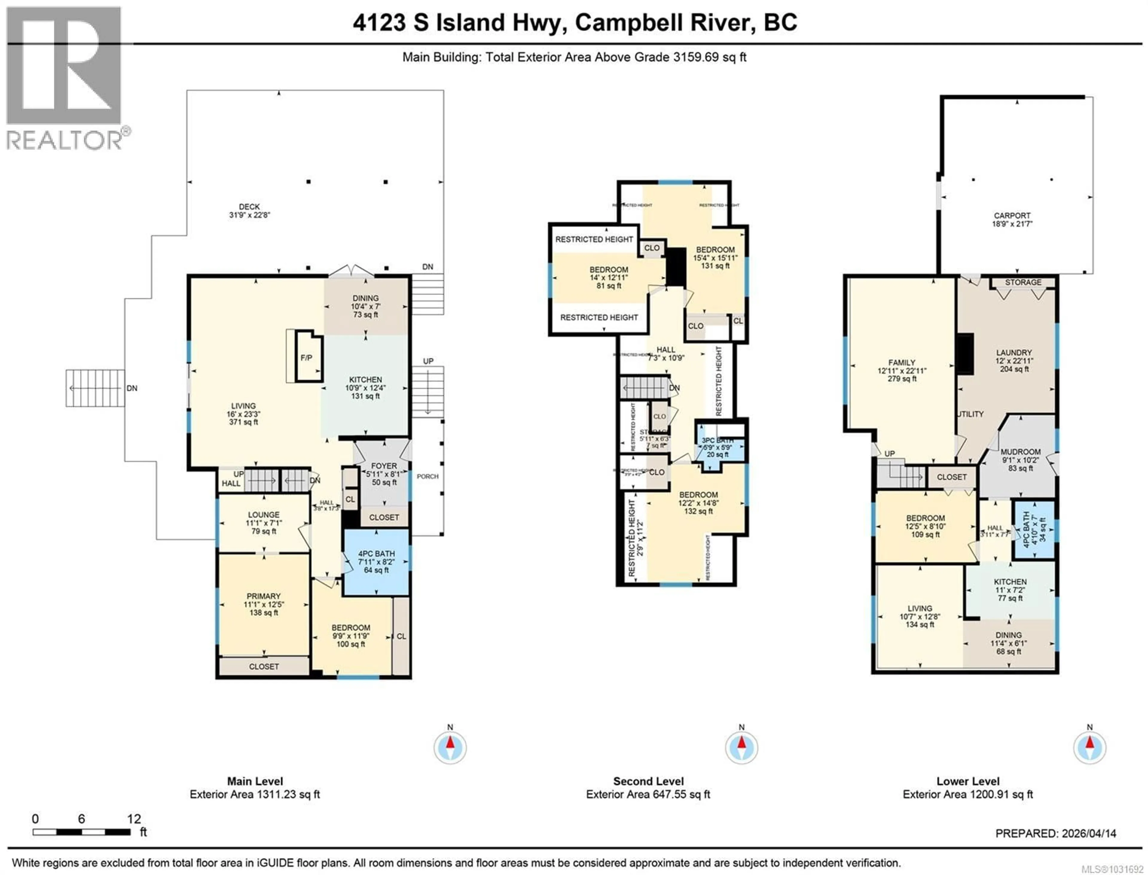 Floor plan for 4123 ISLAND HIGHWAY SOUTH, Campbell River British Columbia V9H1E9