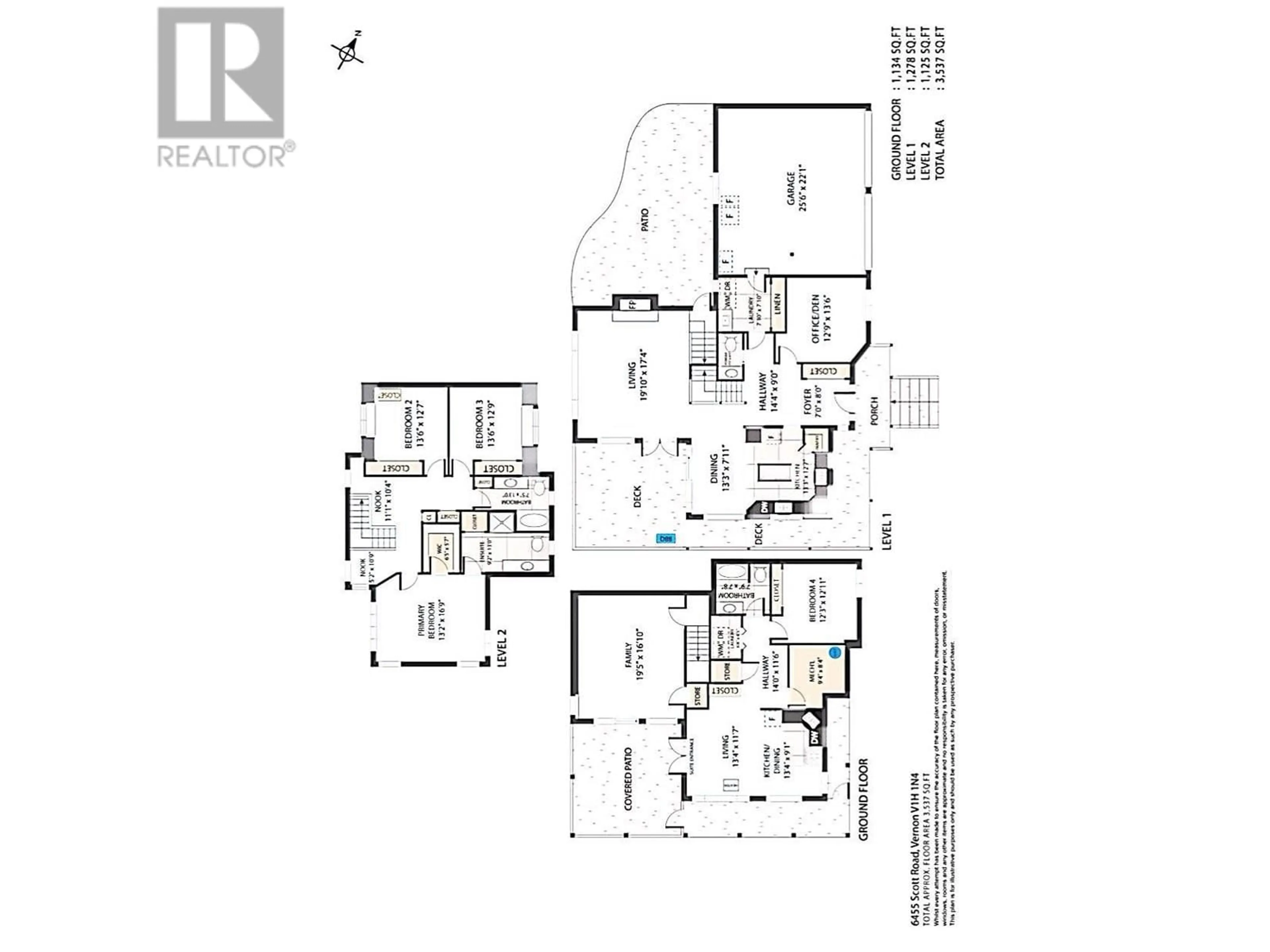 Floor plan for 6455 Scott Road, Vernon British Columbia V1H1N4