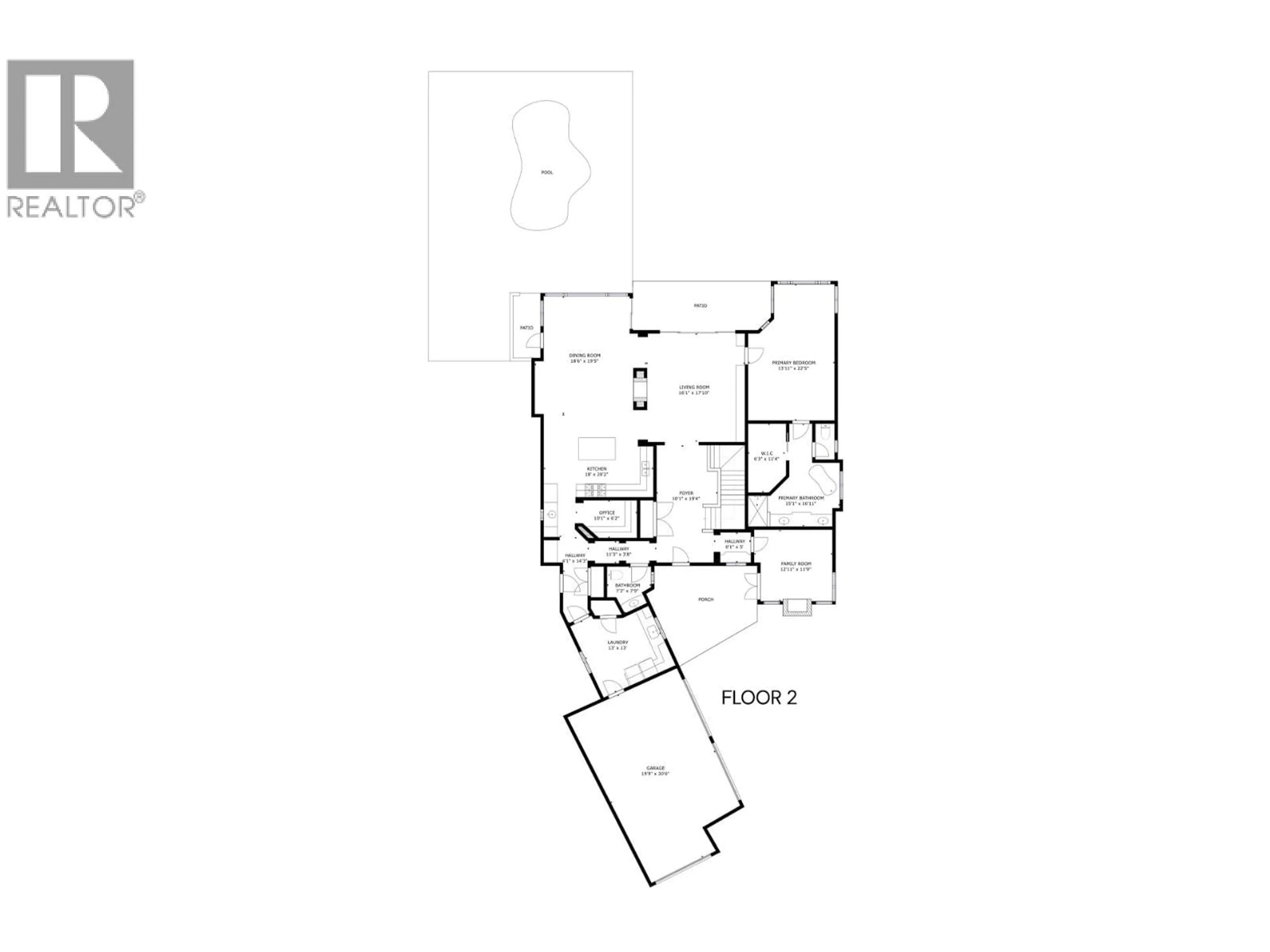 Floor plan for 1173 PARKBLUFF LANE, Kelowna British Columbia V1V2Y3