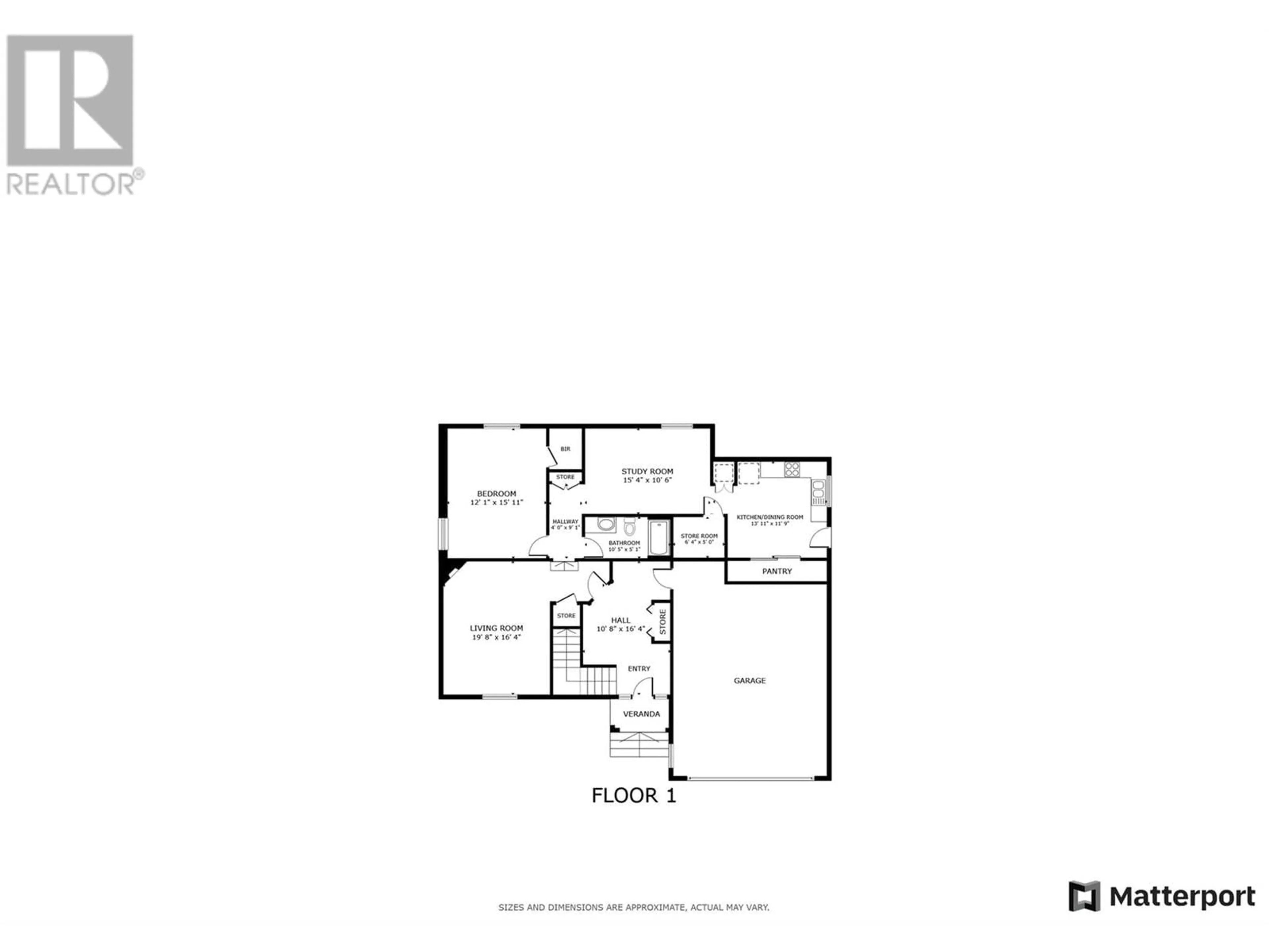 Floor plan for 1674 Vineyard Drive, West Kelowna British Columbia V4T2V8